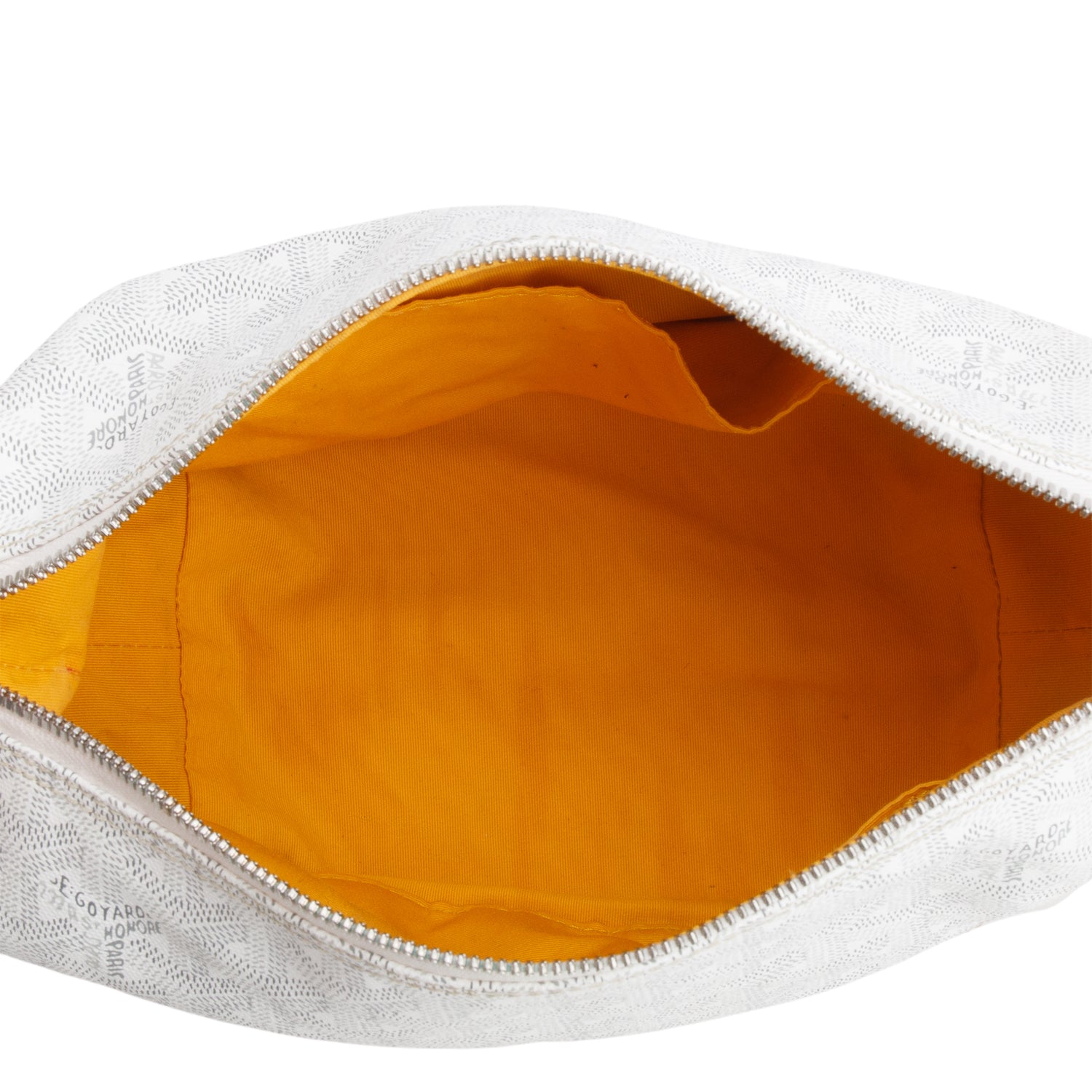 Goyard 2023 White Goyardine Boeing 25 Toiletry Bag