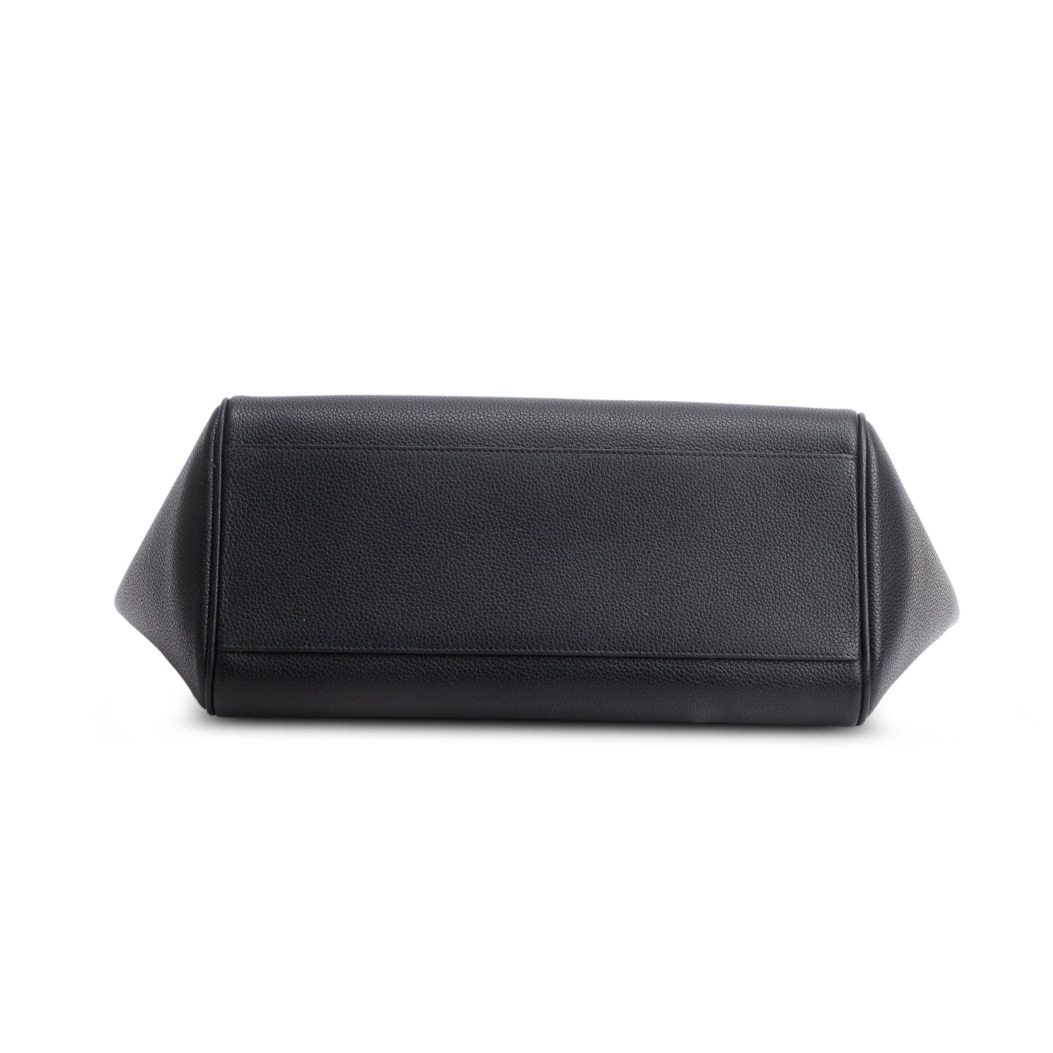 Ferragamo Black Calfskin Small East West Tote