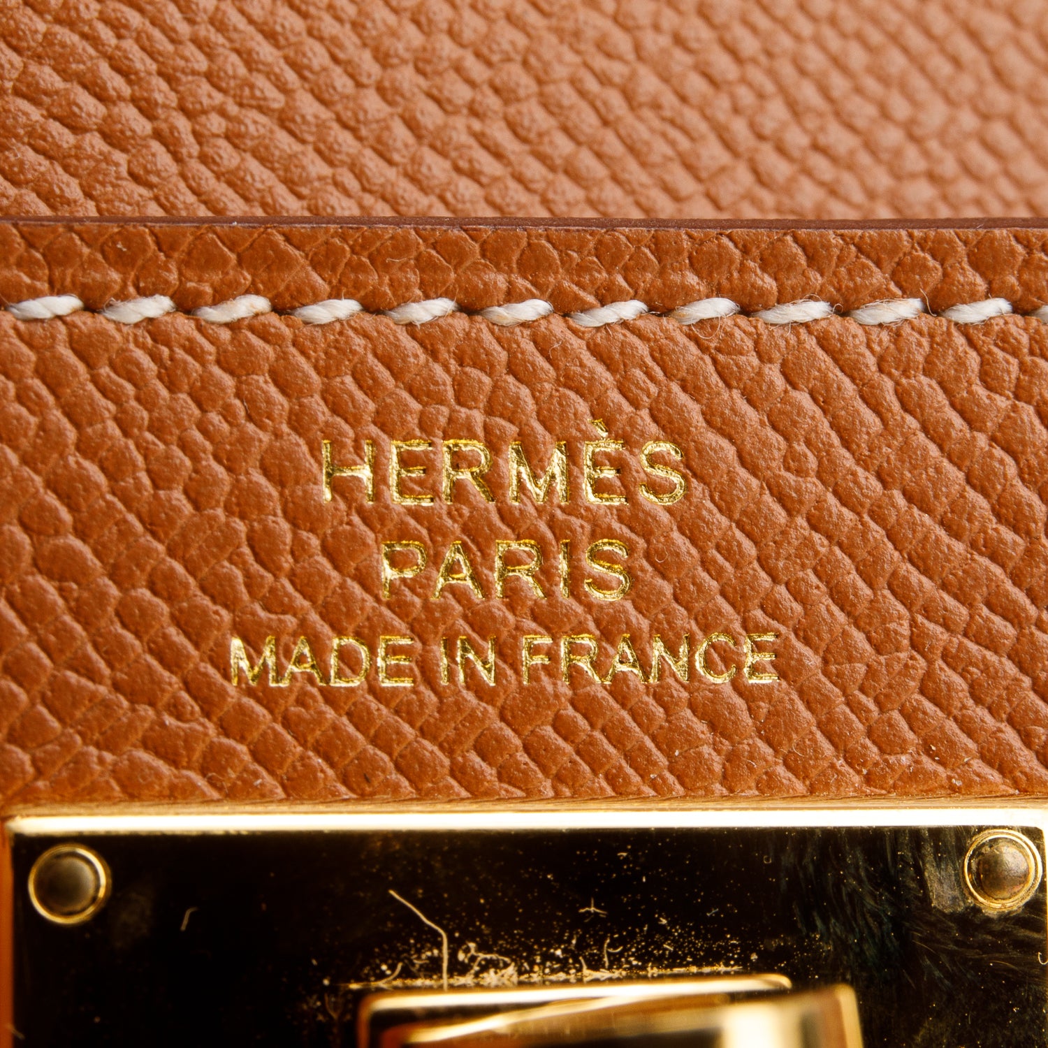 Hermes 2020 Gold Epsom Leather Madame Kelly Pocket Compact Wallet w/ Box