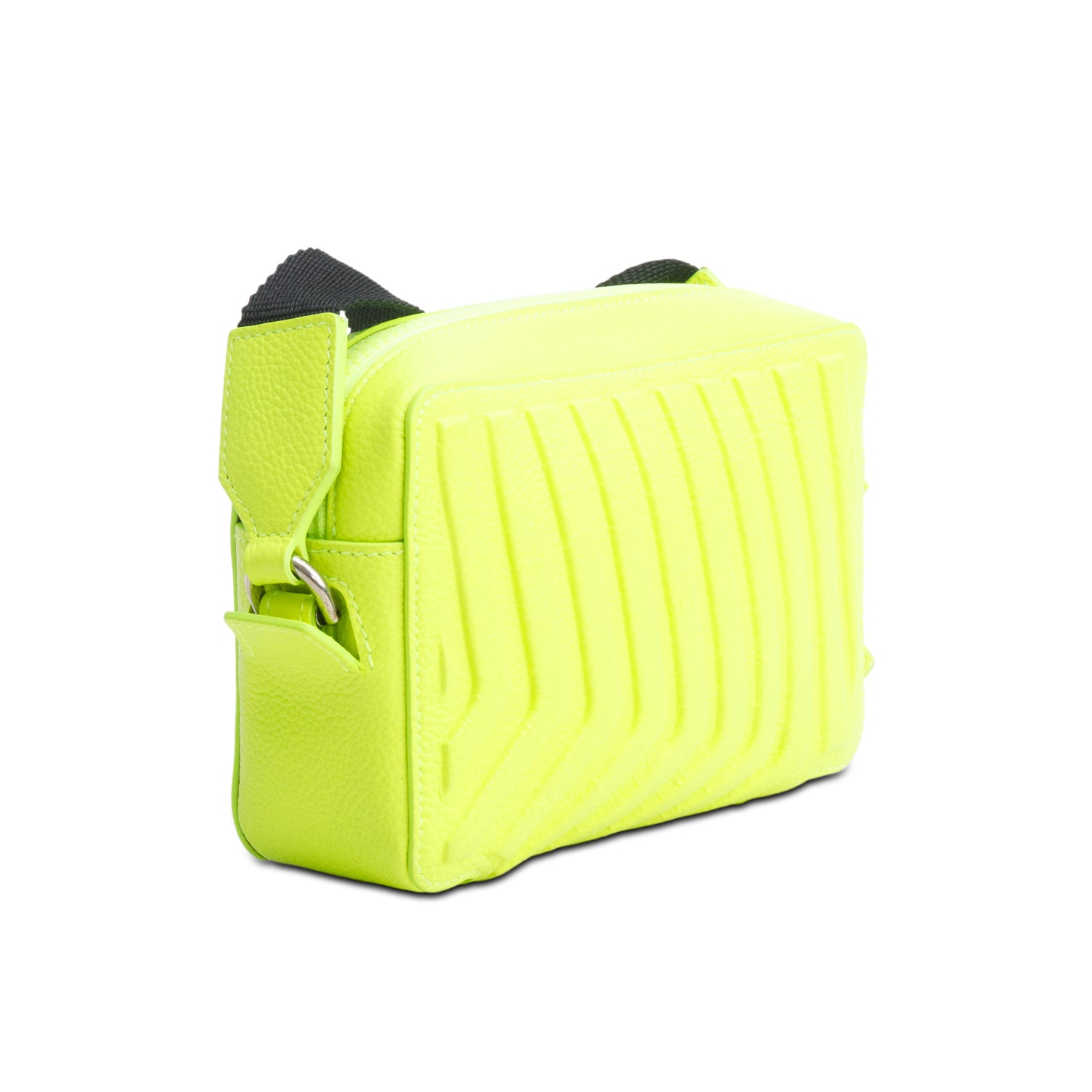 Balenciaga Green Grained Calfskin Embossed Car Camera Bag