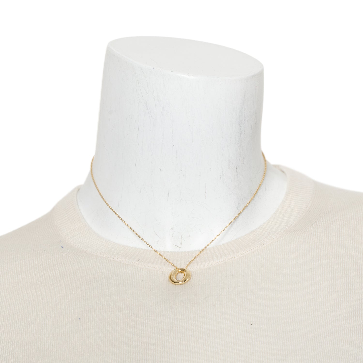 Tiffany & Co. Elsa Peretti 18k Yellow Gold Sevillana Pendant Necklace w/ Box