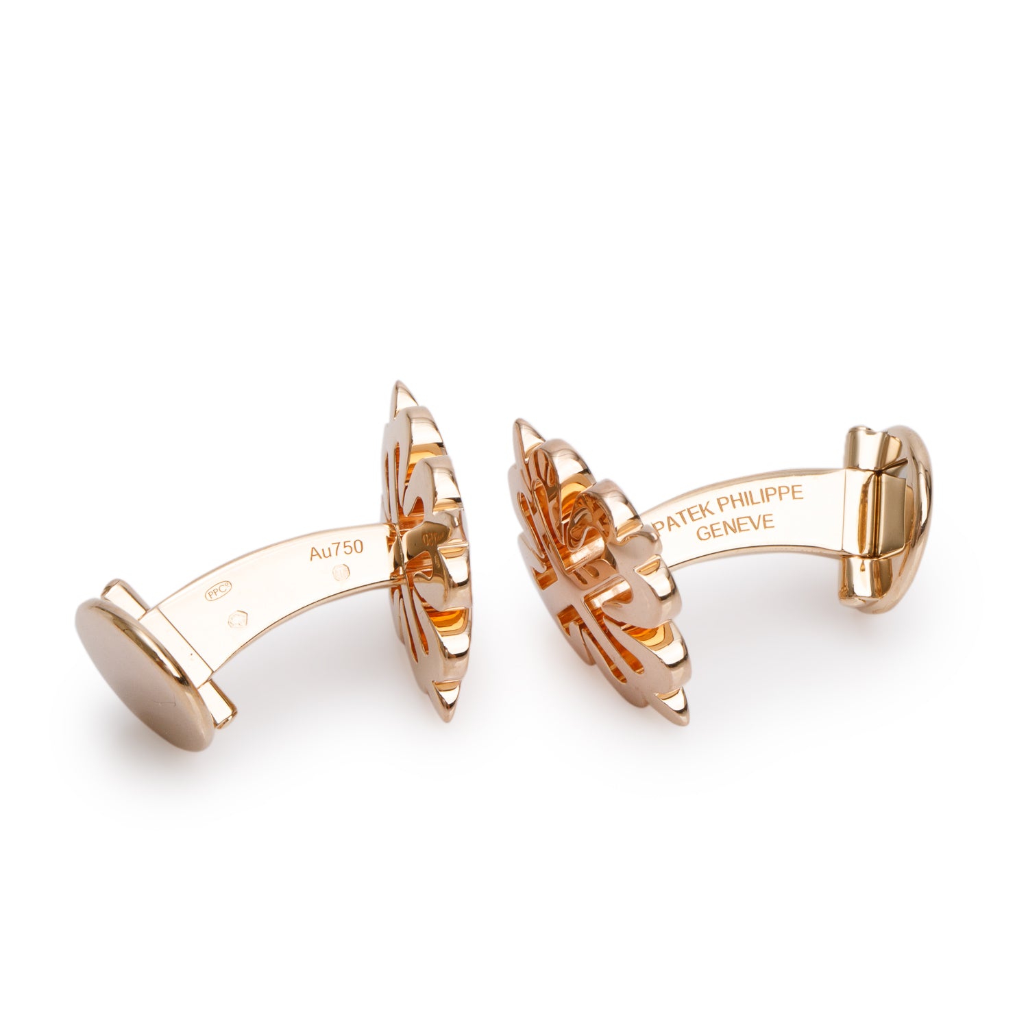 Patek Philippe 18k Rose Gold Calatrava Cross Cufflinks