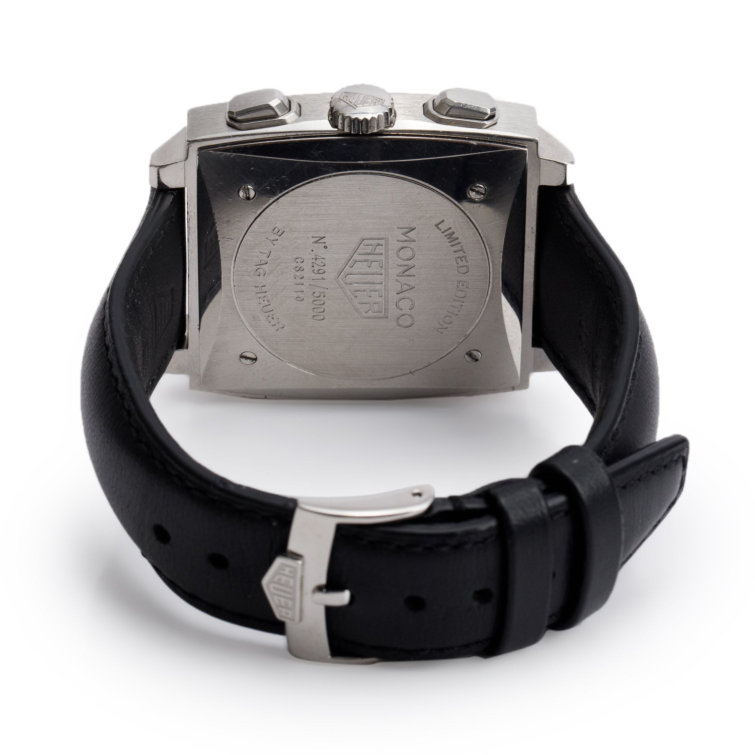 Tag Heuer Stainless Steel Monaco 38 MM Automatic Chronograph Watch CS2110