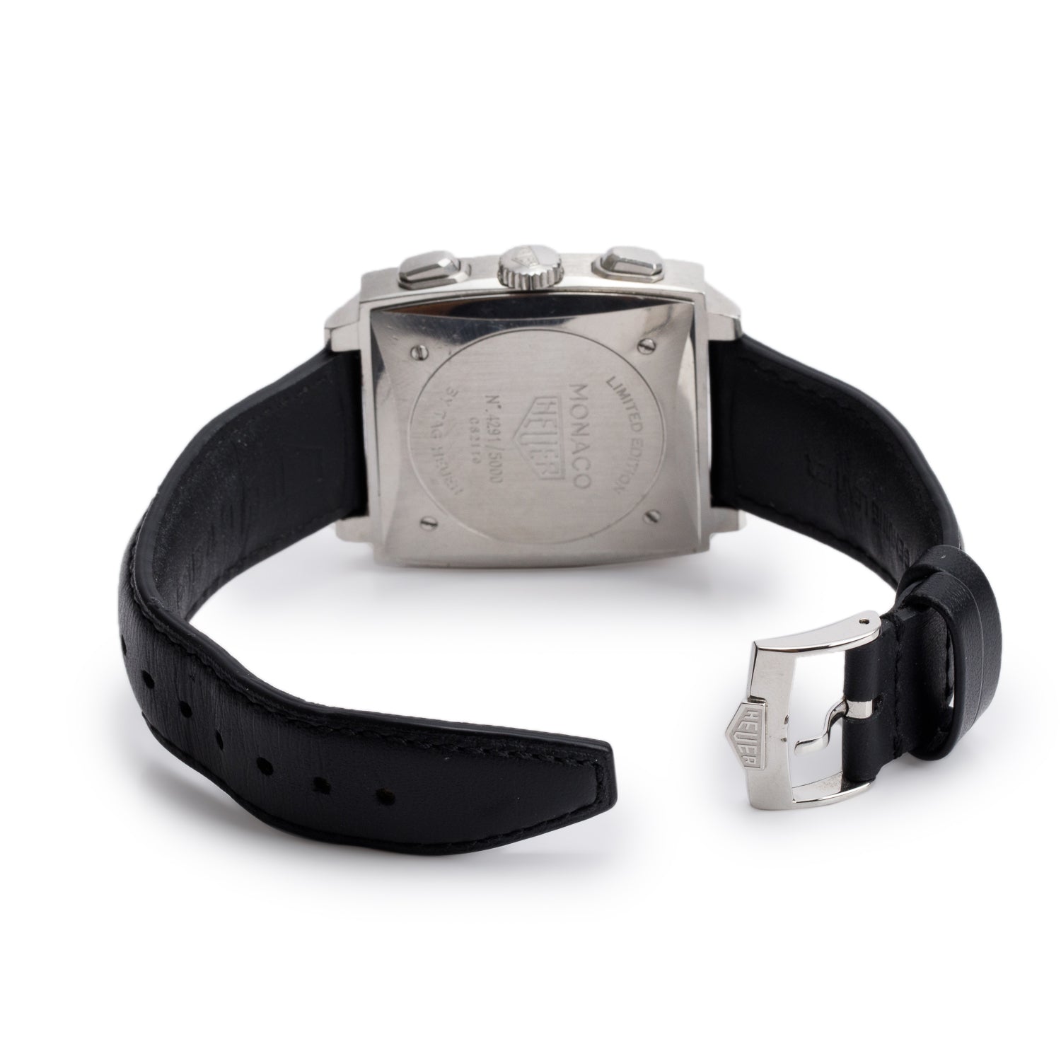 Tag Heuer Stainless Steel Monaco 38 MM Automatic Chronograph Watch CS2110