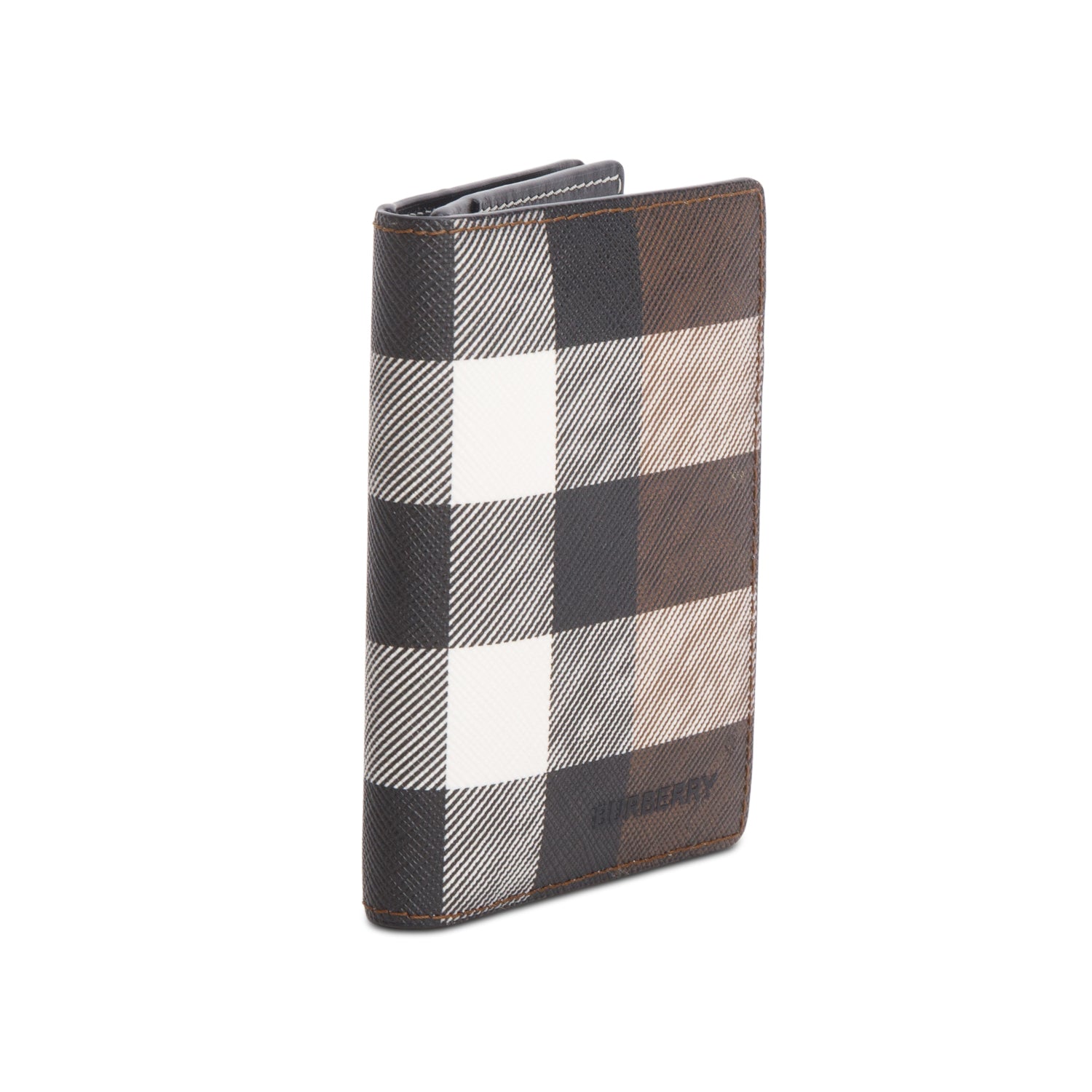 Burberry Check Folding Card Case