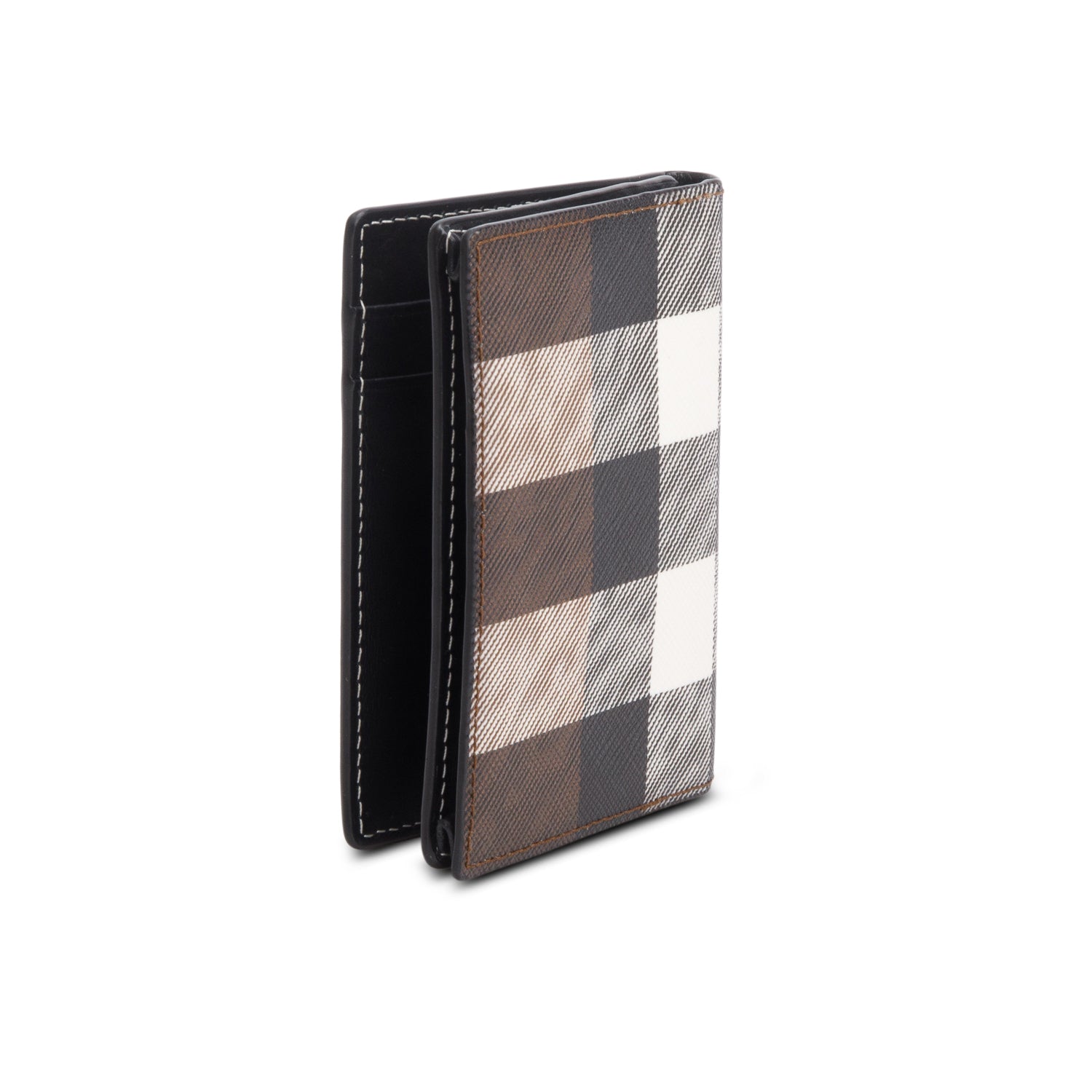 Burberry Check Folding Card Case
