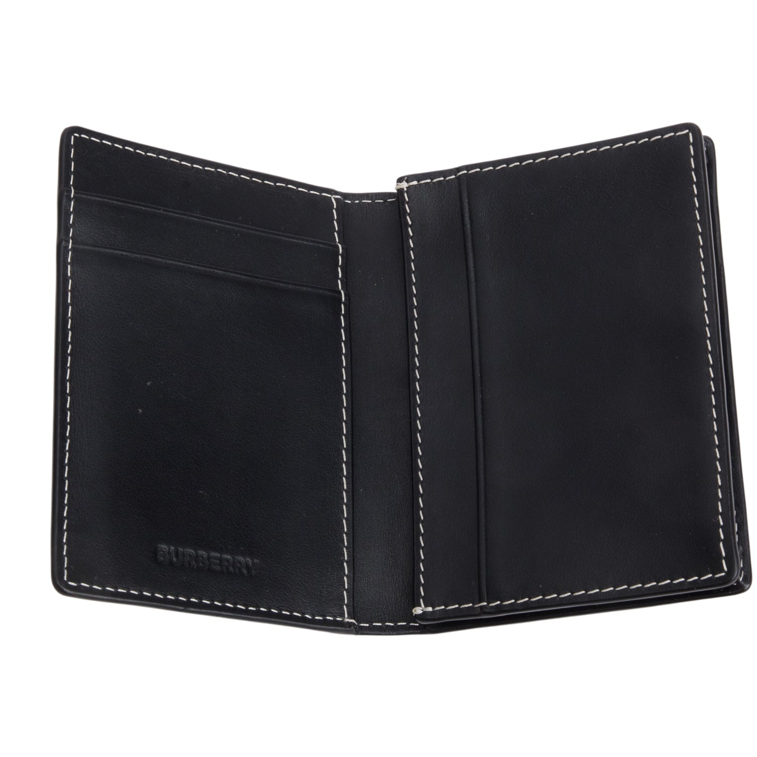 Burberry Check Folding Card Case