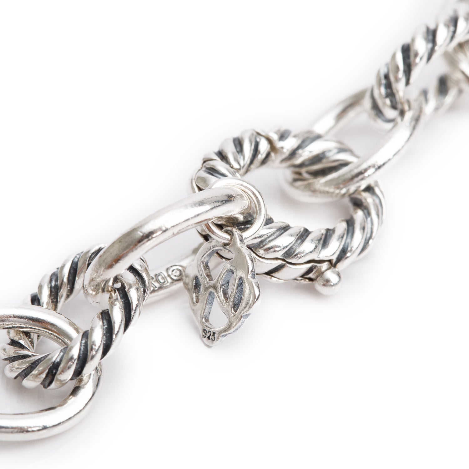 David Yurman Sterling Silver 10 MM Oval Link Chain Necklace