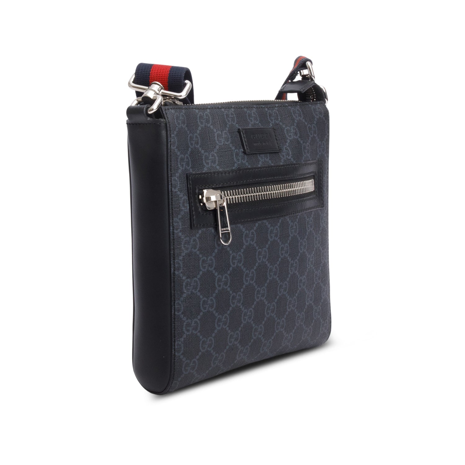 Gucci Black GG Supreme Small Messenger Bag
