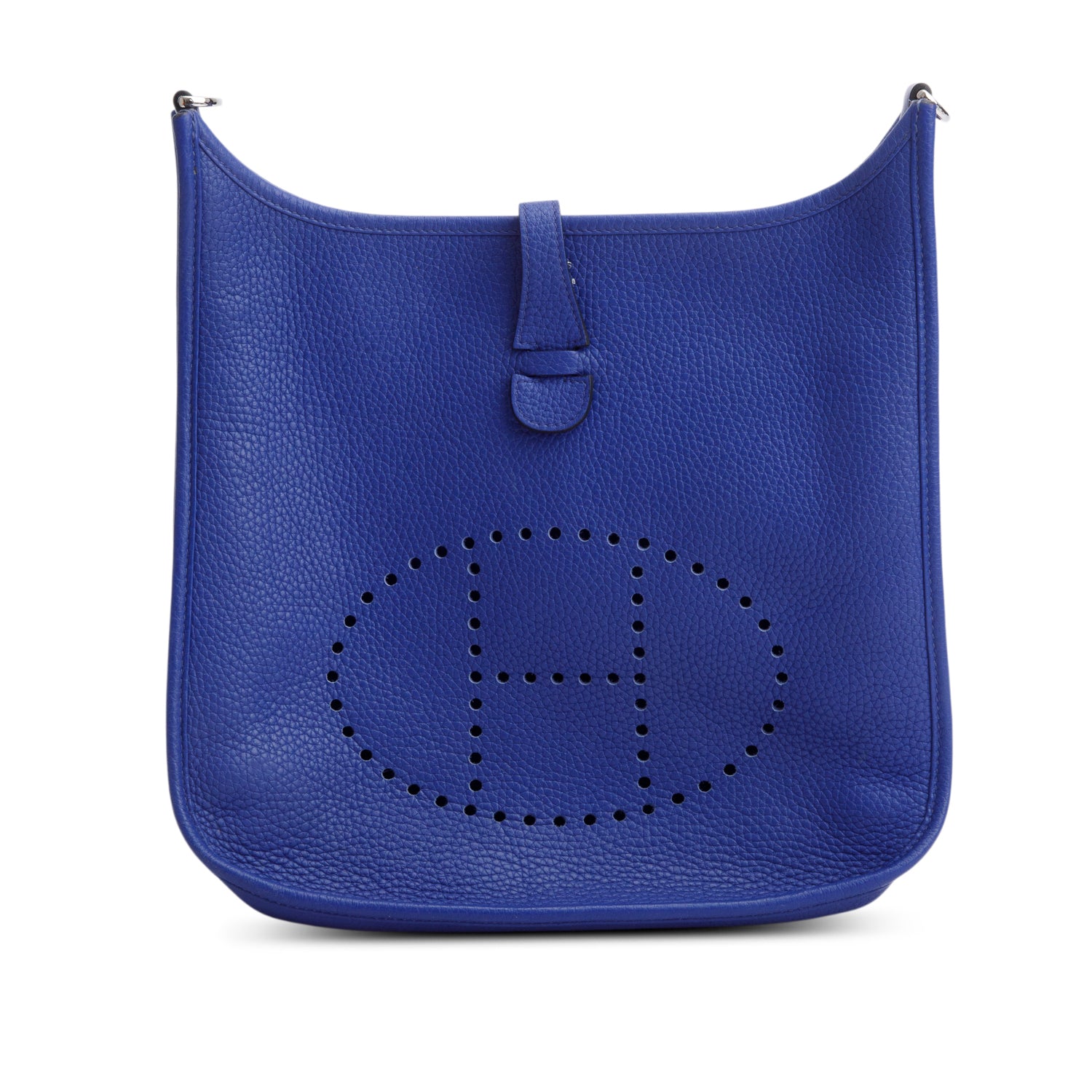 Hermes Bleu Electrique Taurillon Clemence Evelyne III 29 Bag