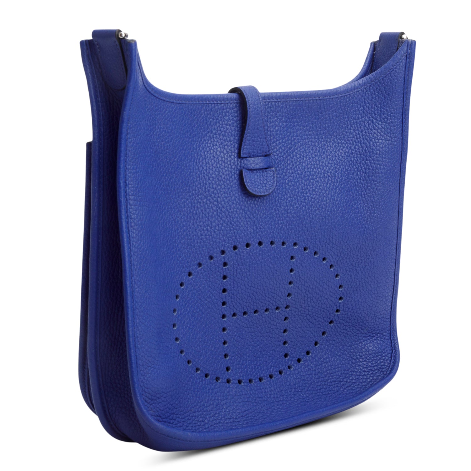 Hermes Bleu Electrique Taurillon Clemence Evelyne III 29 Bag