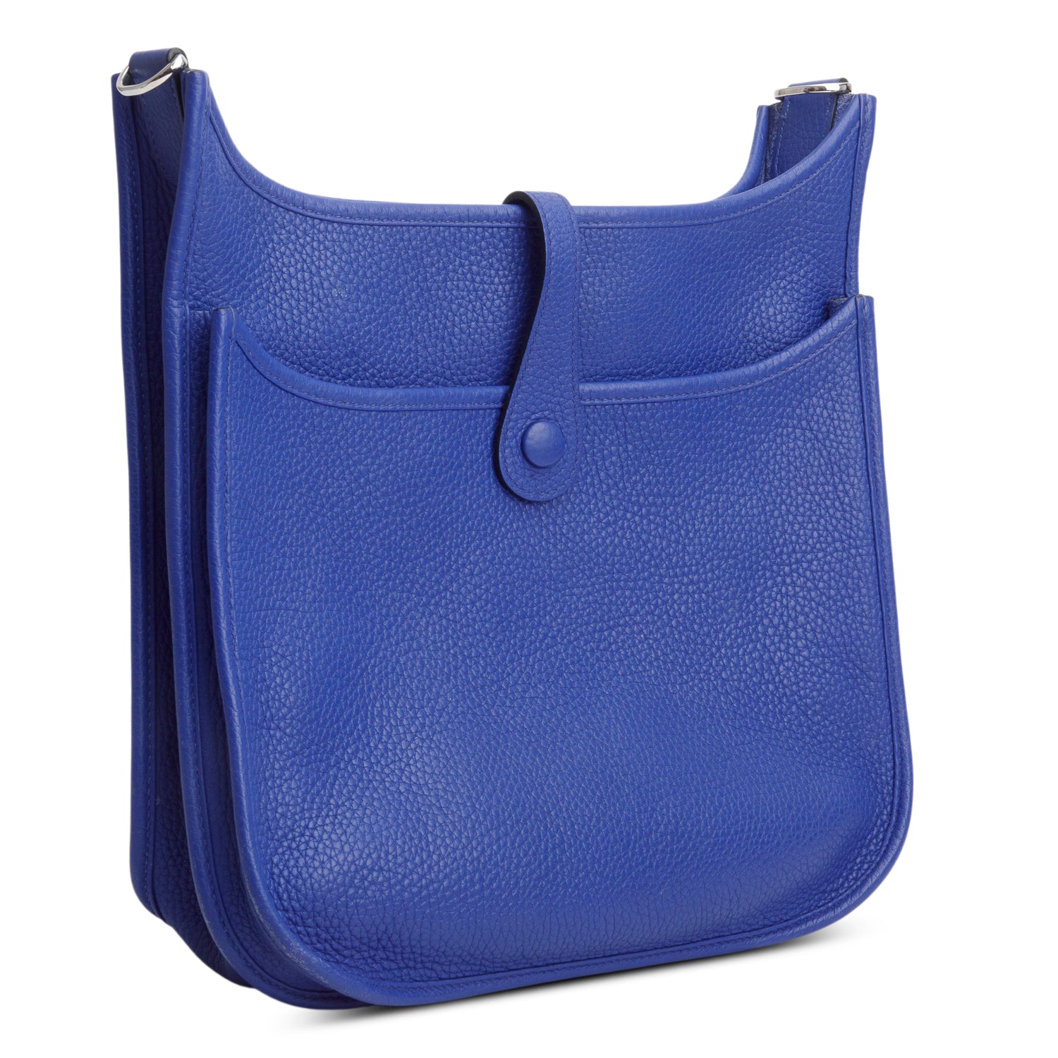 Hermes Bleu Electrique Taurillon Clemence Evelyne III 29 Bag