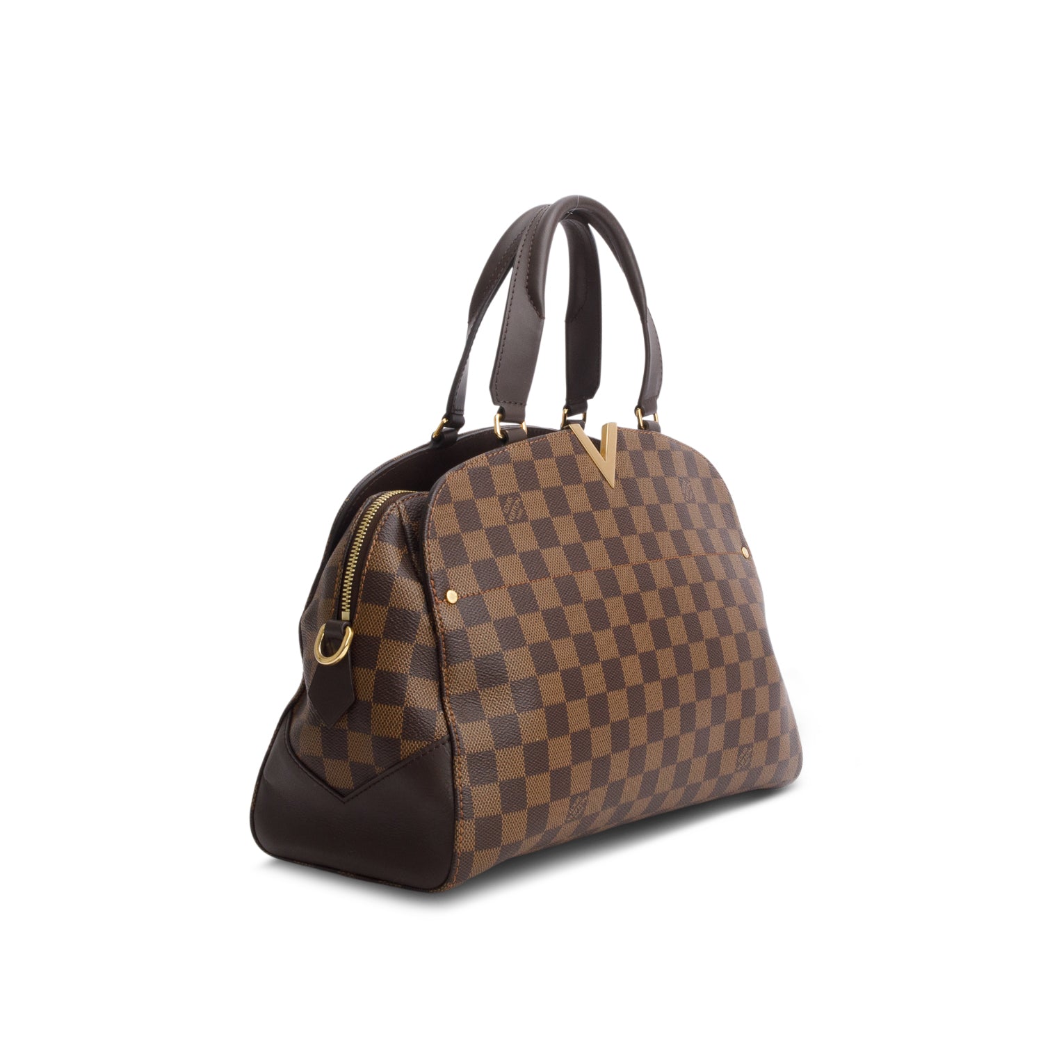 Louis Vuitton Damier Ebene Kensigton Bowling Bag w/ Strap