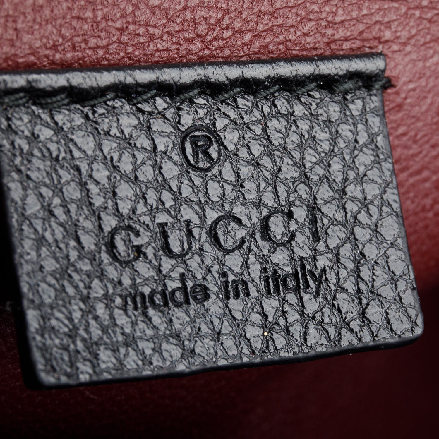 Gucci Black Grainy Calfskin Small Zumi Top Handle Bag w/ Strap