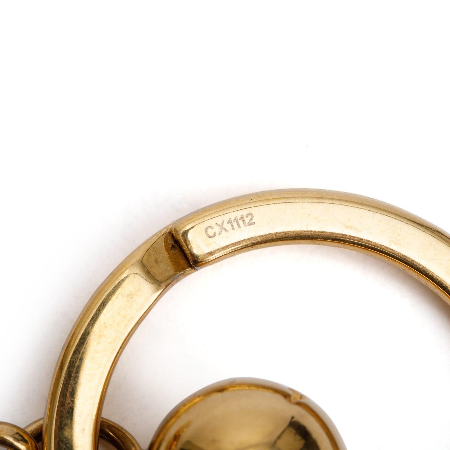 Louis Vuitton Gold-Tone Porte Cles Eclipse Bag Charm and Key Holder