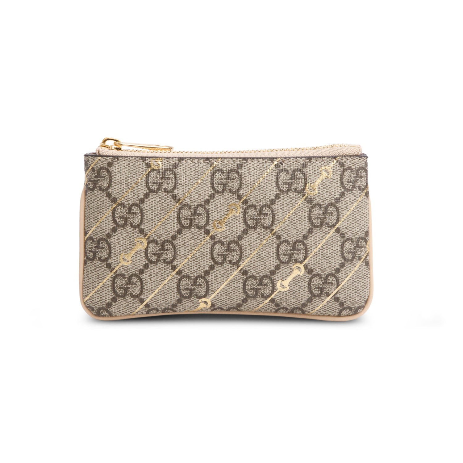 Gucci GG Supreme Monogram Horsebit Coin Purse w/ Box