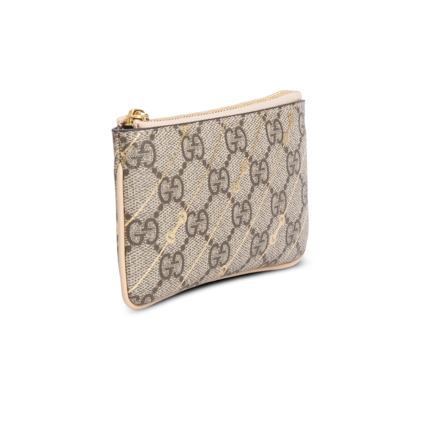 Gucci GG Supreme Monogram Horsebit Coin Purse w/ Box