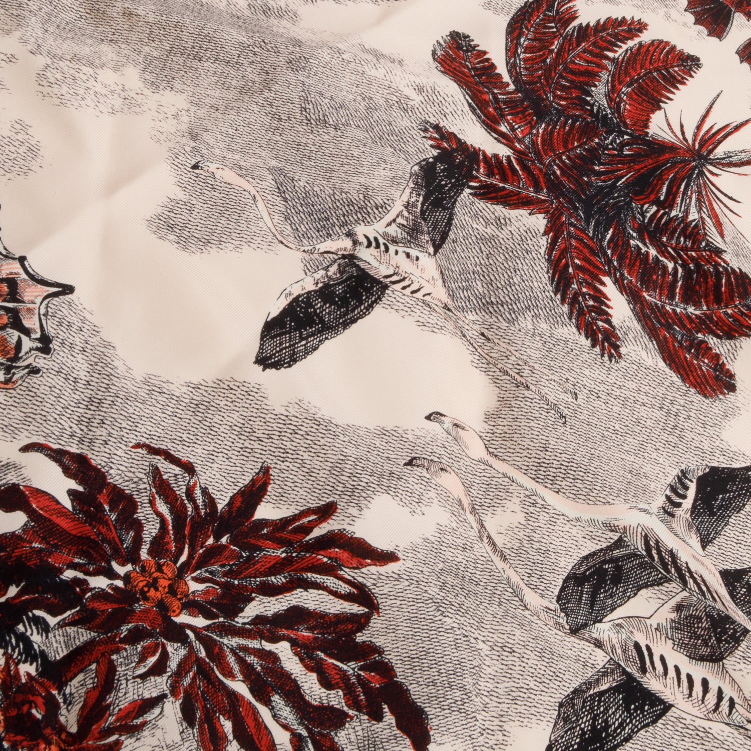 Christian Dior Pink Silk Printed Scarf 90