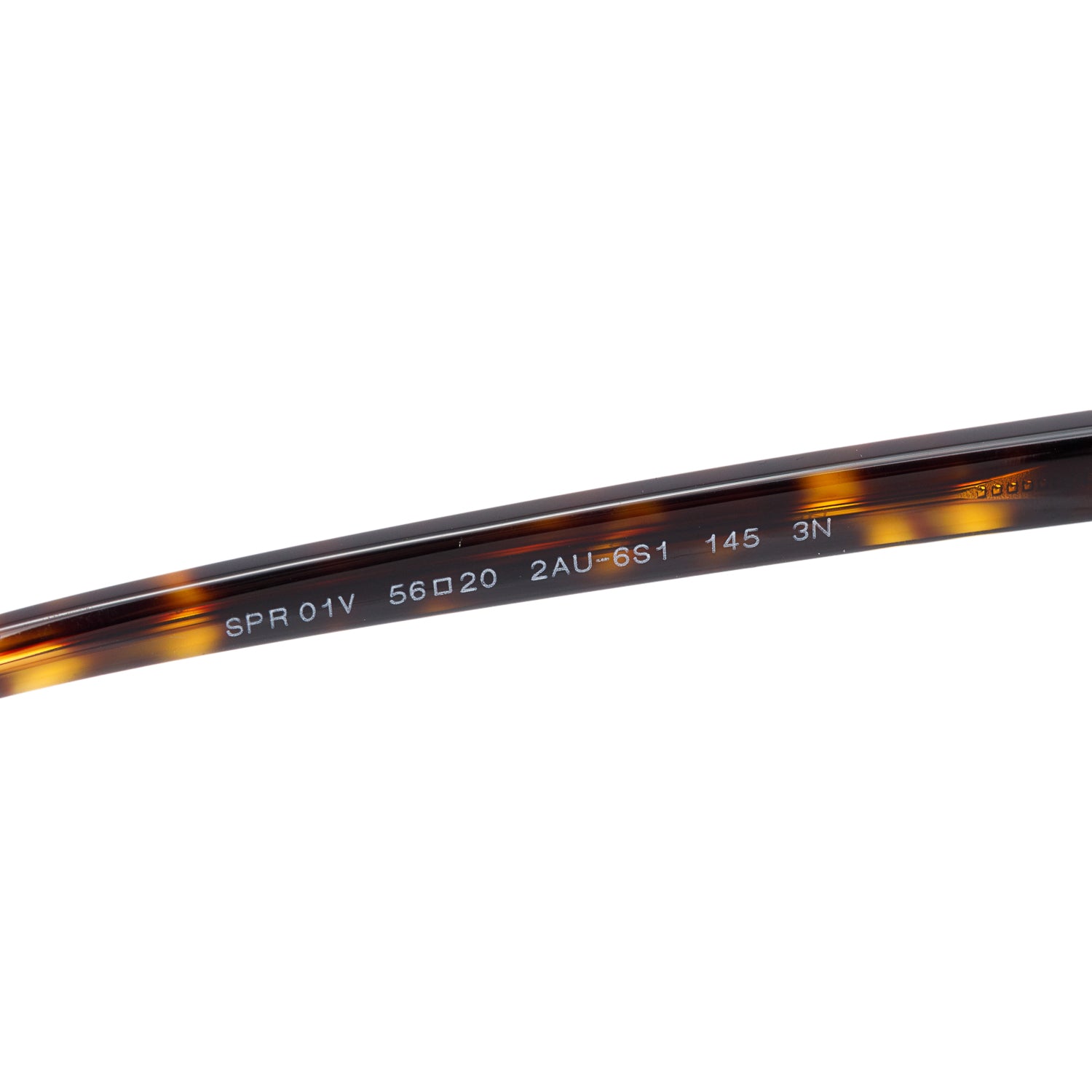 Prada SPR 01V Havana Acetate Cat Eye Sunglasses w/ Box & Case