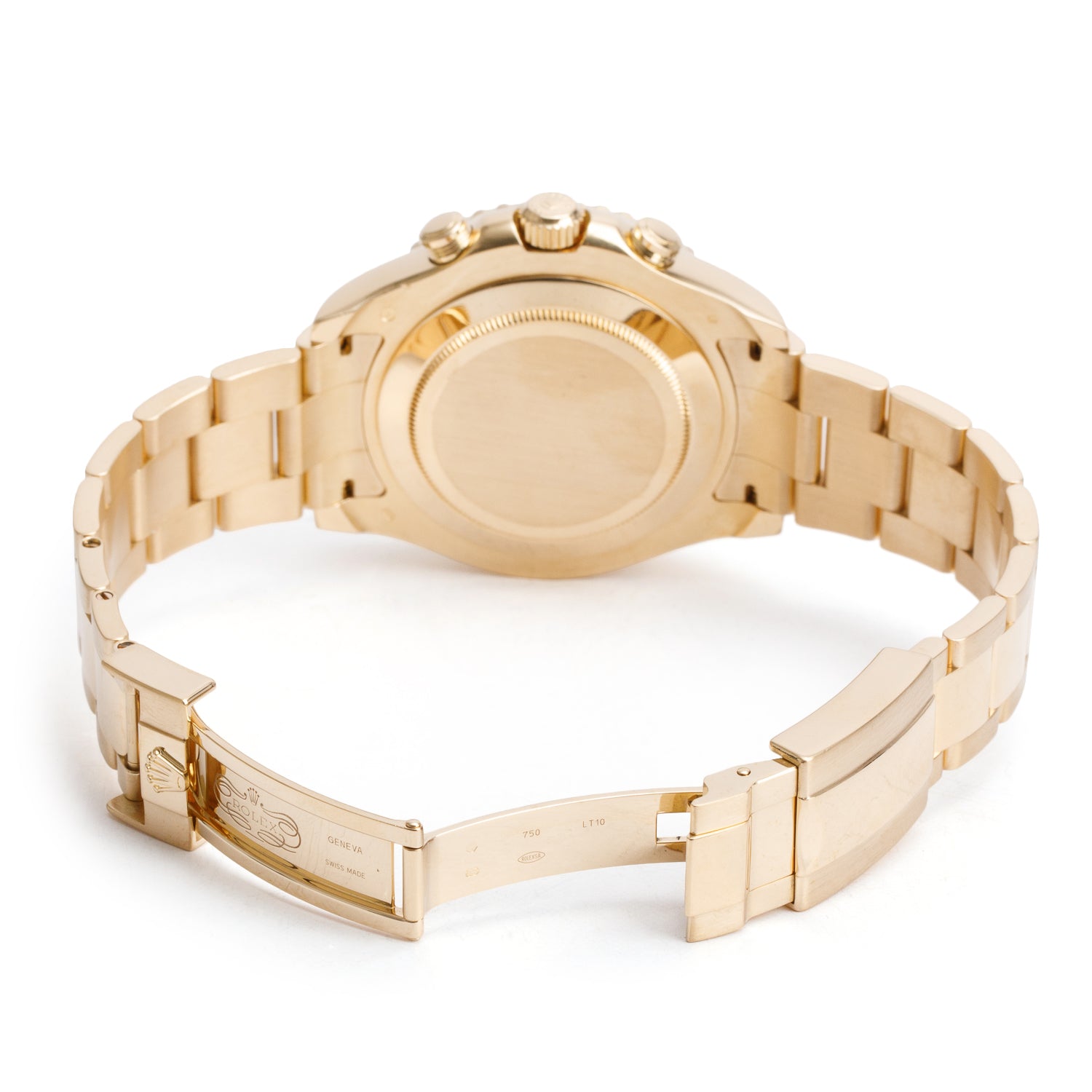 Rolex 18k Yellow Gold Day Yacht-Master II 44 MM Automatic Watch White Dial 116688