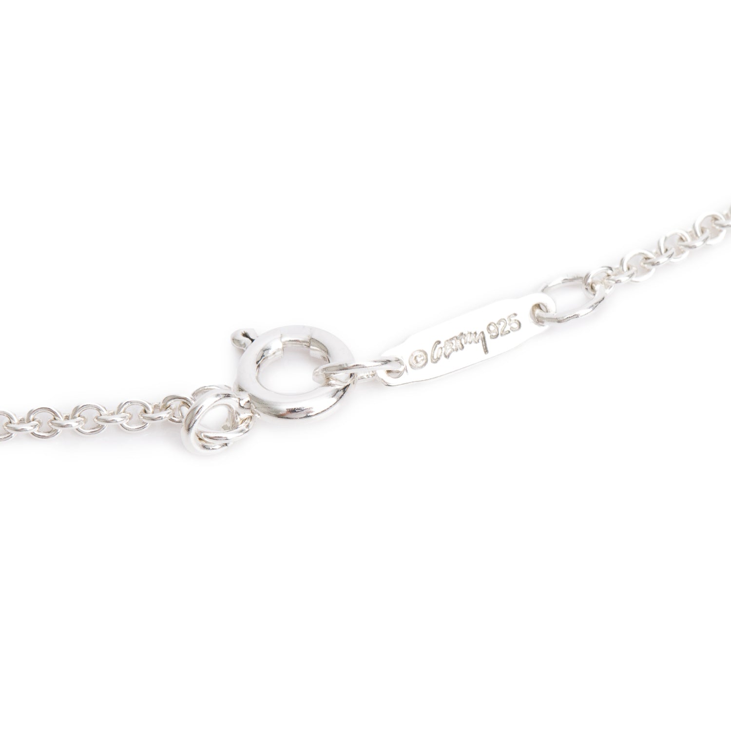 Tiffany & Co. Frank Gehry Sterling Silver Double Orchid Twist Pendant Necklace