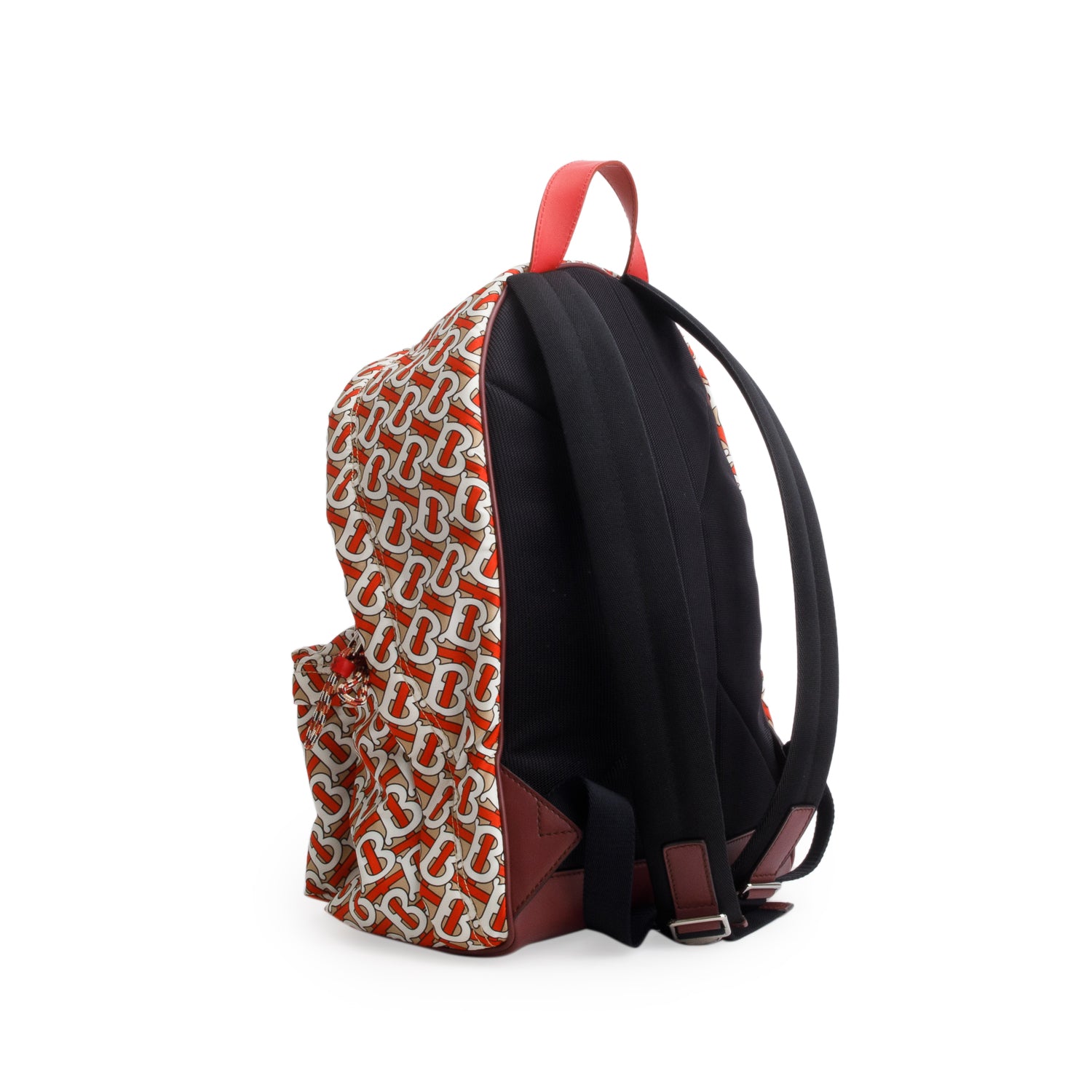 Burberry Multicolor Nylon Monogram Print Backpack w/ Box