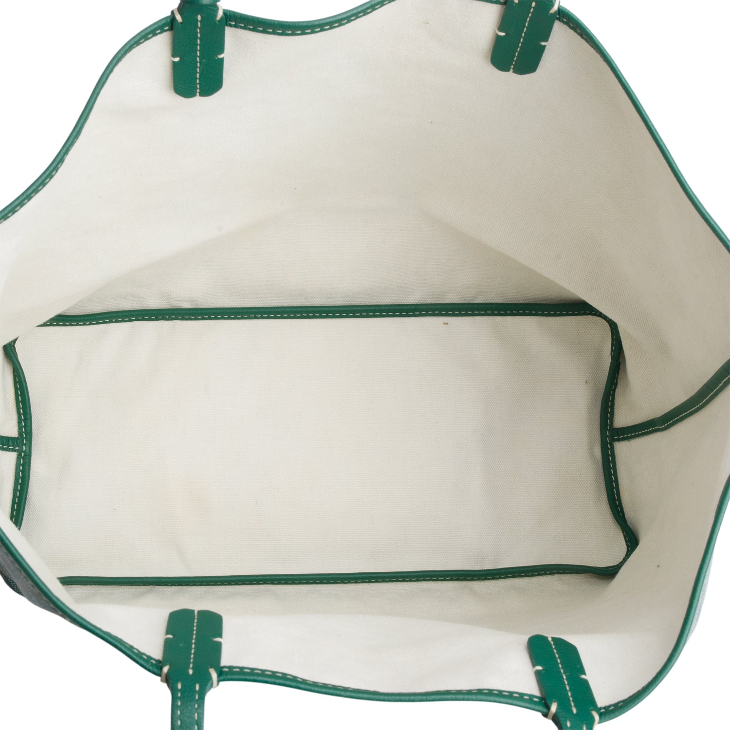 Goyard 2020 Green Goyardine Saint Louis PM w/ Pouch