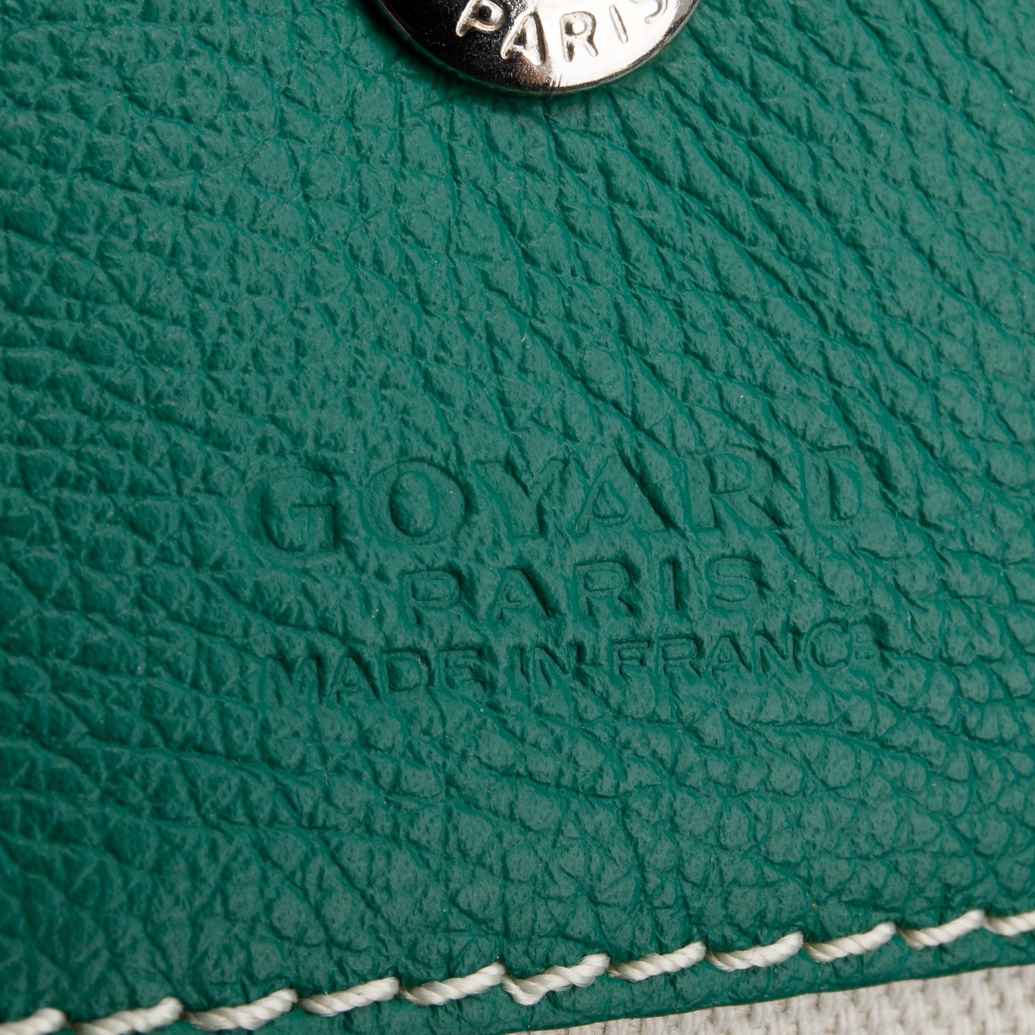 Goyard 2020 Green Goyardine Saint Louis PM w/ Pouch