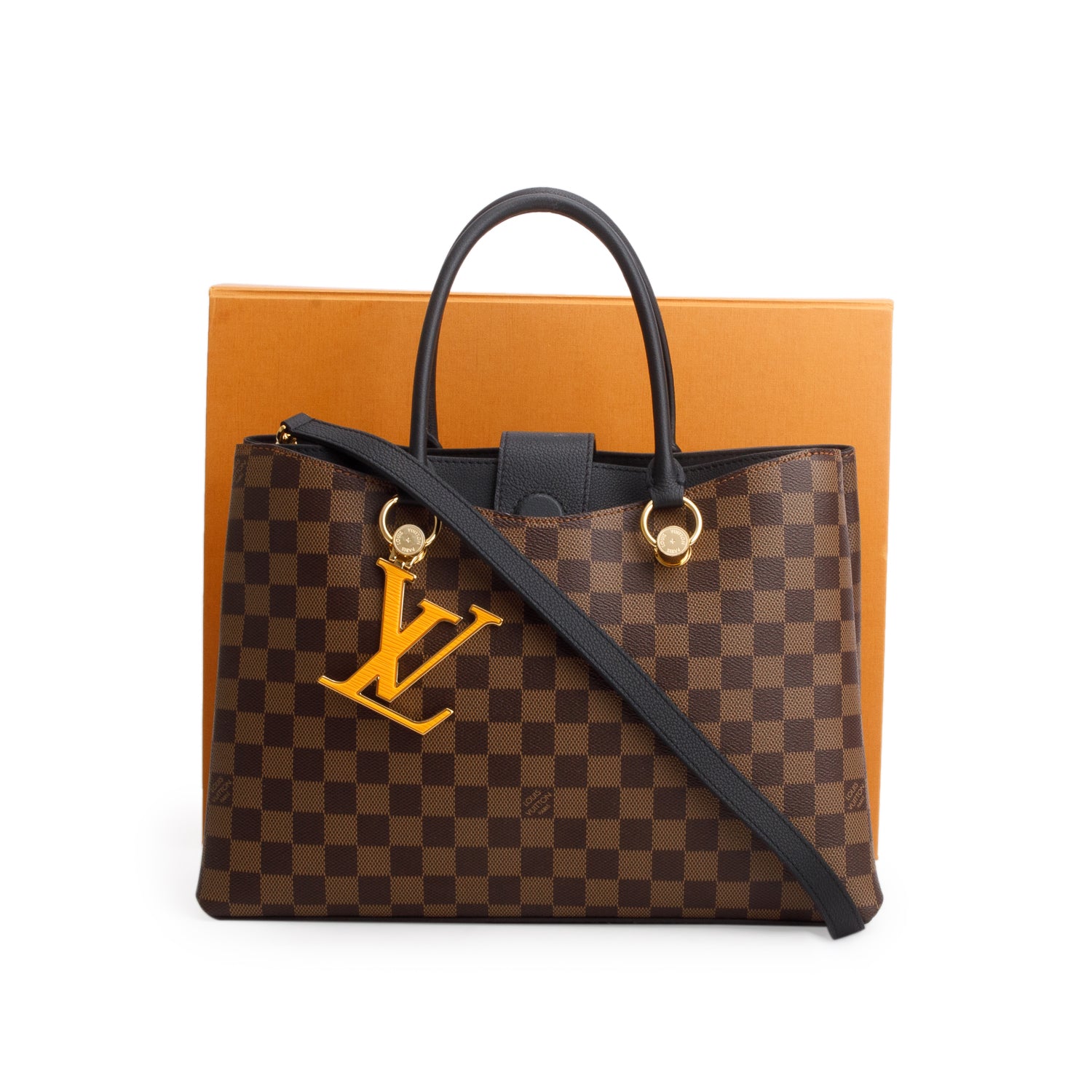 Louis Vuitton 2022 Damier Ebene LV Riverside w/ Box, Strap & Receipt