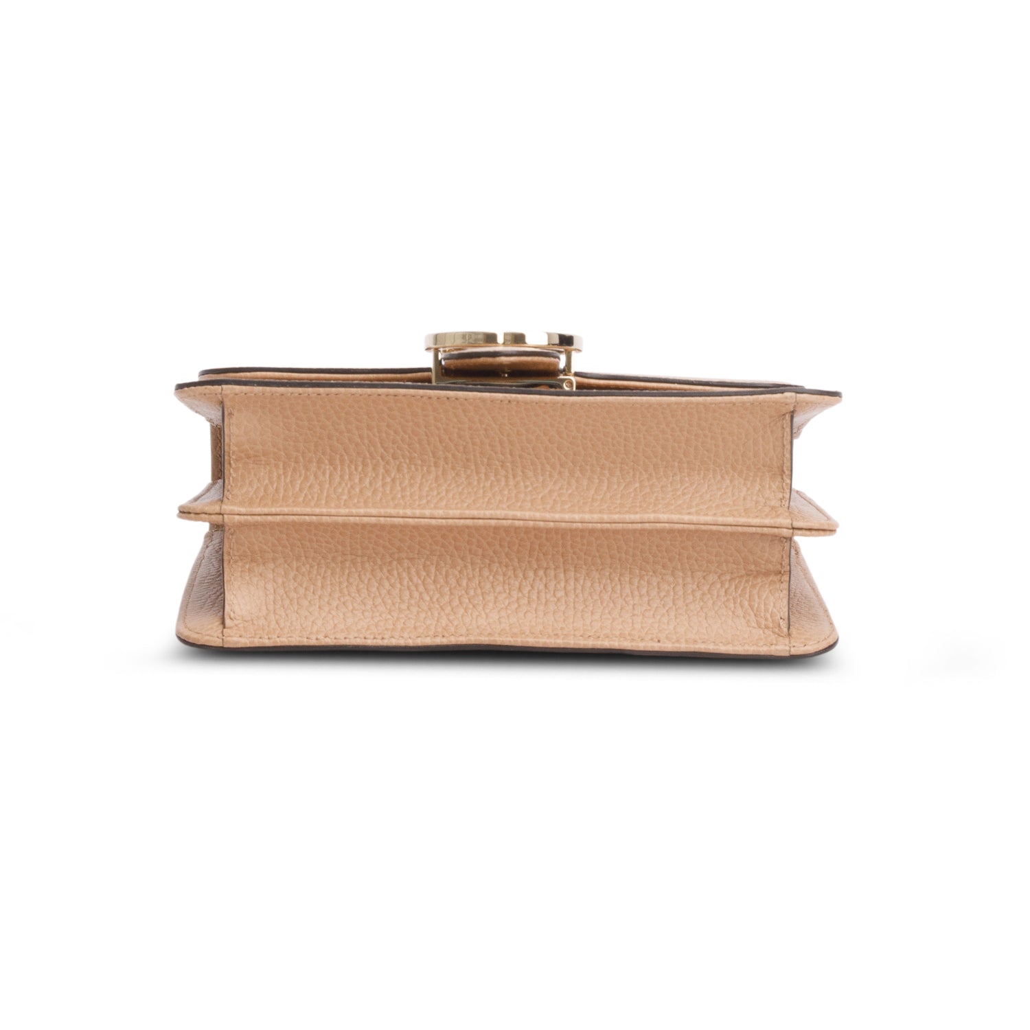 Gucci Beige Dollar Calfskin Small Interlocking G Shoulder Bag