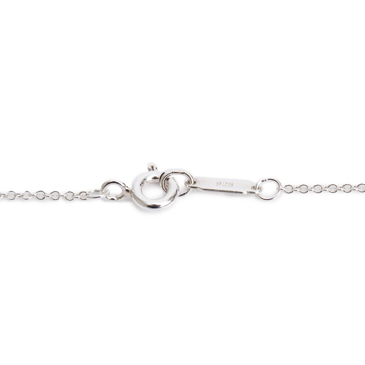 Tiffany & Co. Sterling Silver Anchor Pendant Necklace