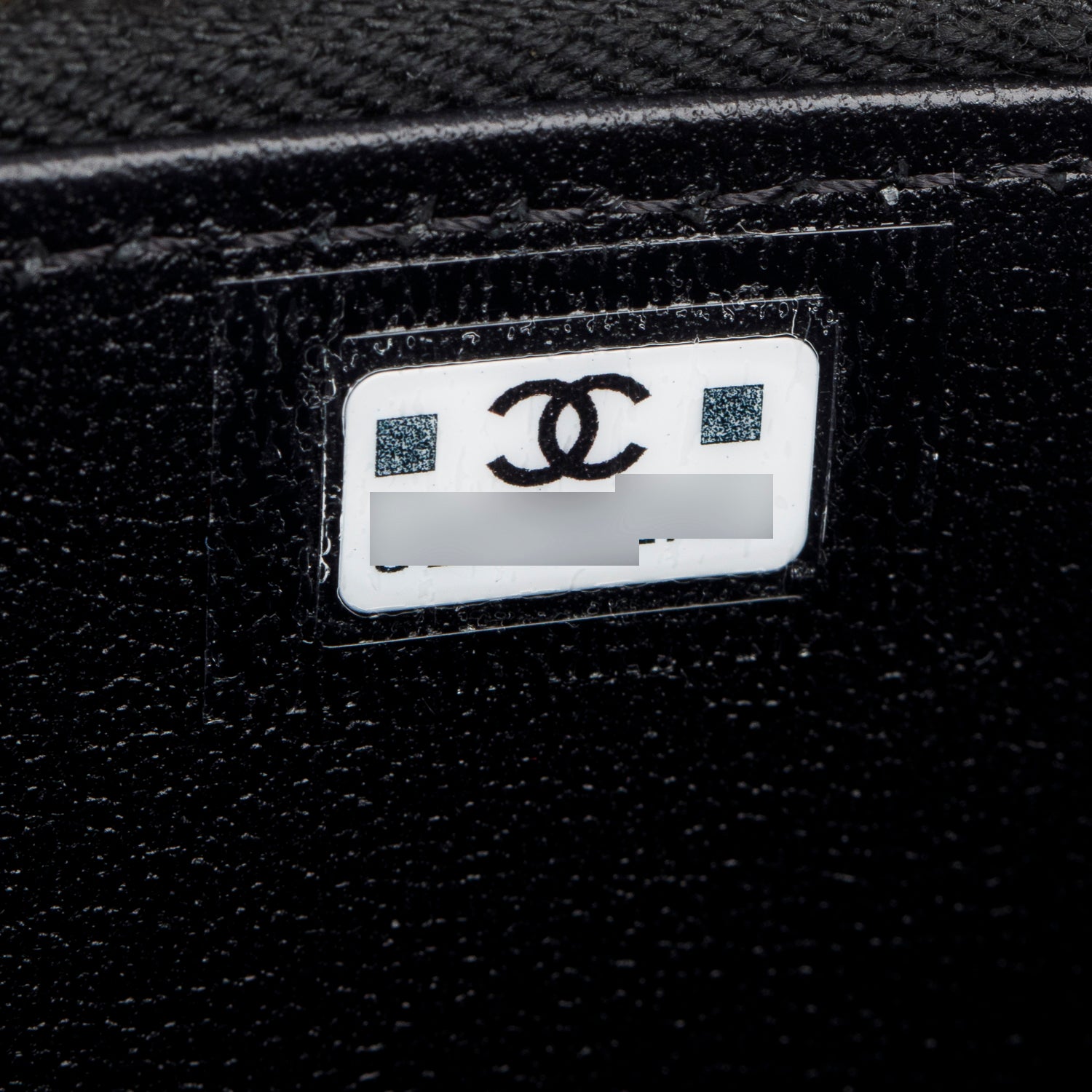 Chanel Black Lambskin Quilted Small Top Handle Vanity Case w/ Box