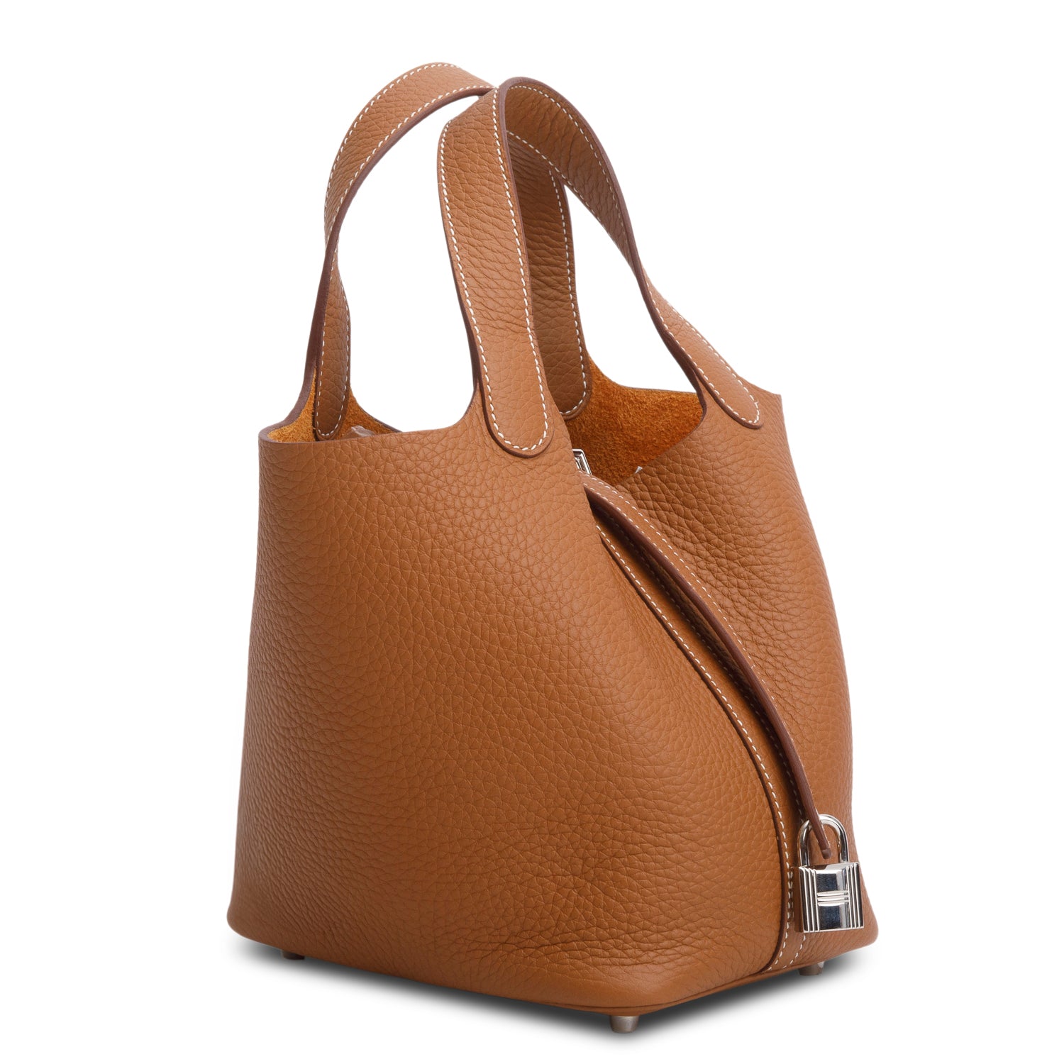 Hermes 2025 Gold Taurillon Clemence Picotin Lock 18 w/ Box & Receipt