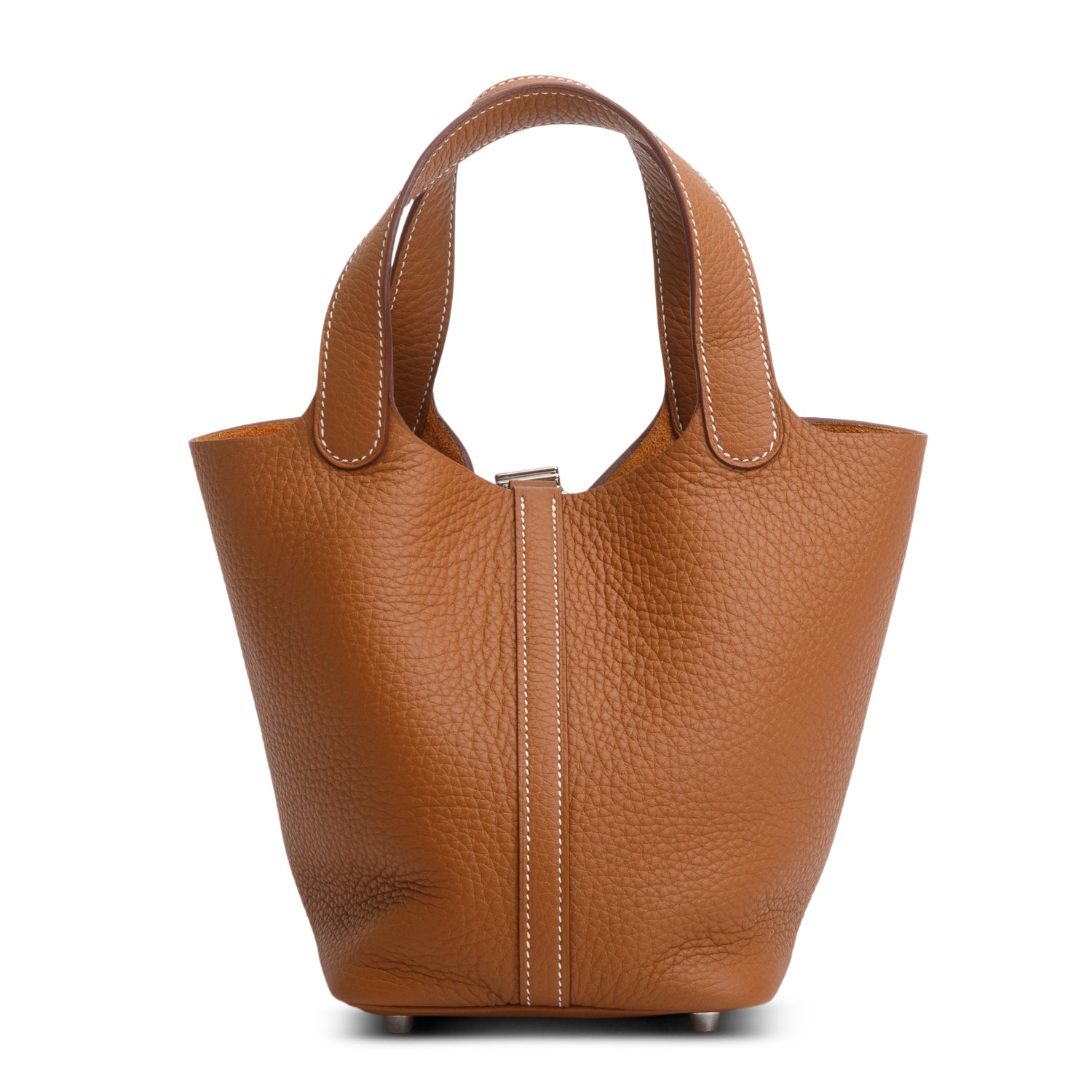 Hermes 2025 Gold Taurillon Clemence Picotin Lock 18 w/ Box & Receipt