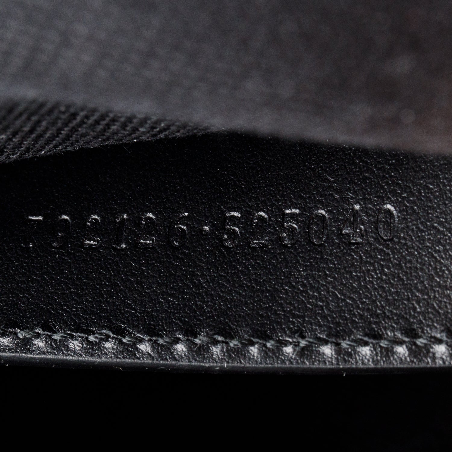 Gucci Black GG Supreme Monogram Calfskin Web Sling Backpack w/ Box