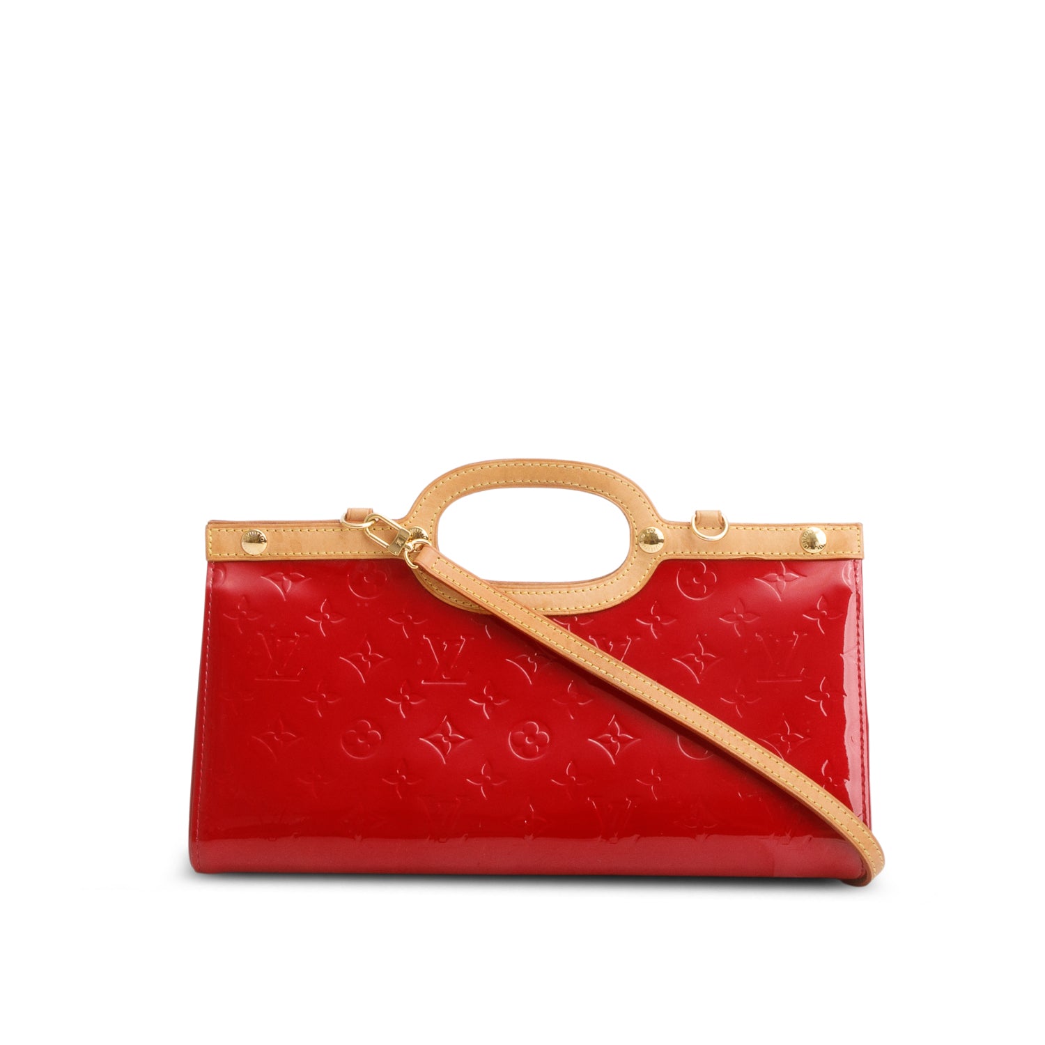 Louis Vuitton Red Vernis Roxbury Drive w/ Strap