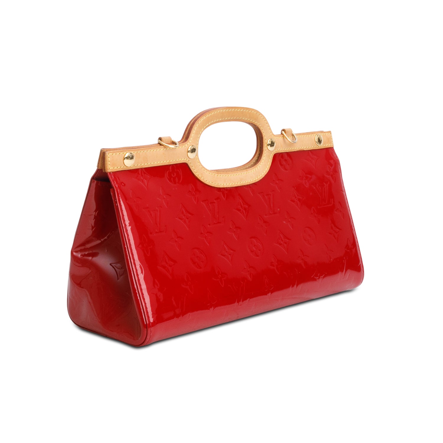 Louis Vuitton Red Vernis Roxbury Drive w/ Strap