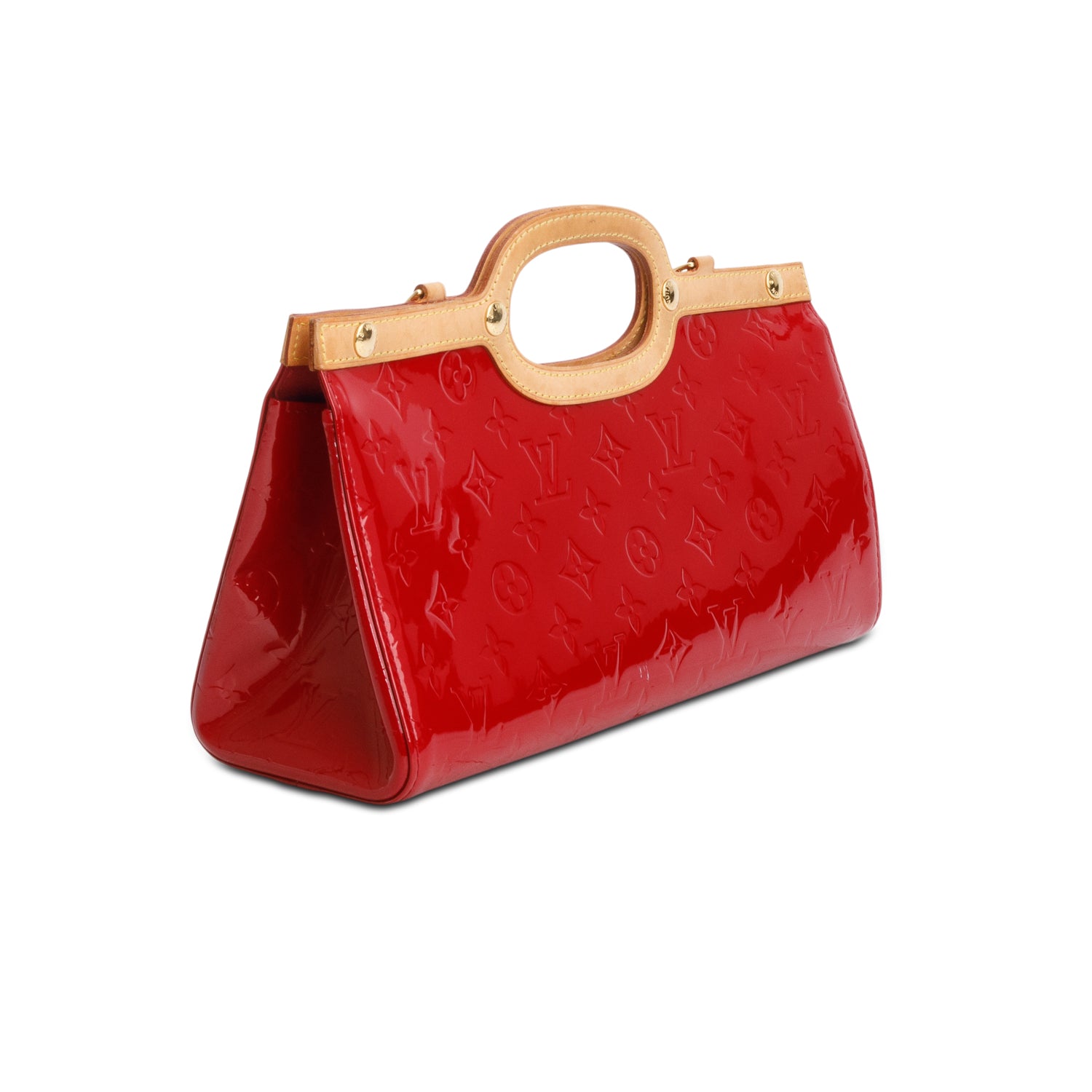 Louis Vuitton Red Vernis Roxbury Drive w/ Strap