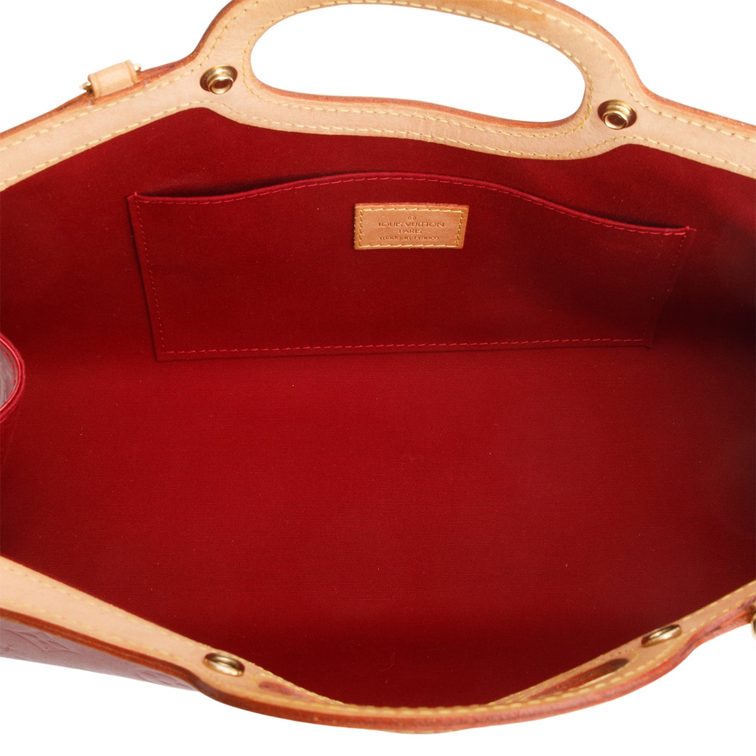 Louis Vuitton Red Vernis Roxbury Drive w/ Strap