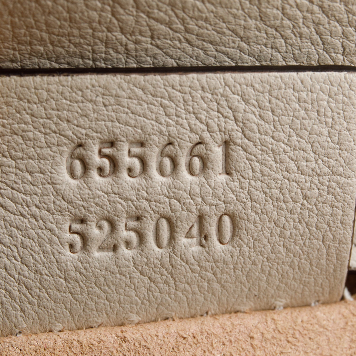Gucci Cream Wonka Grain Calfskin Mini Diana Tote Bag w/ Strap