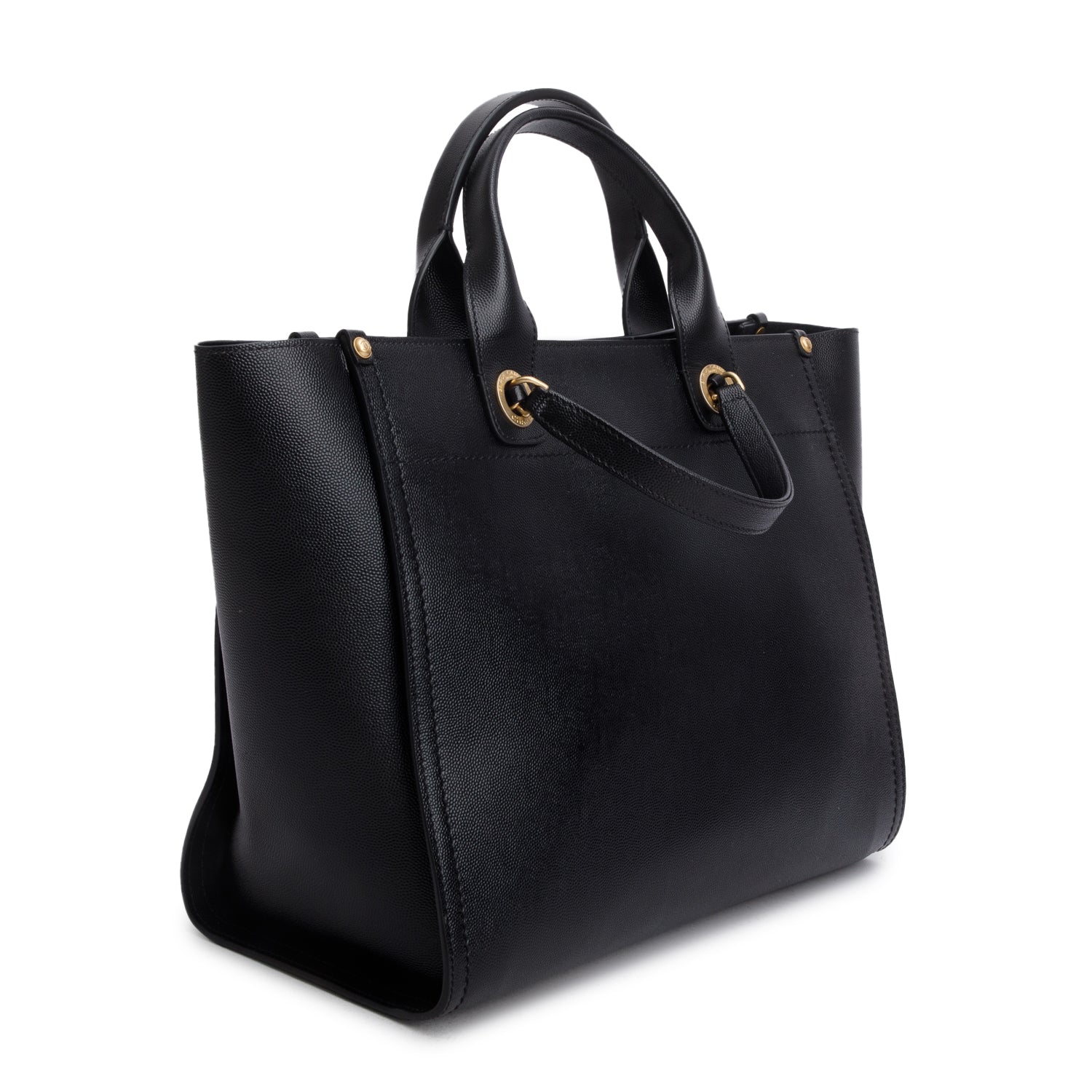 Chanel Black Caviar Small Studded Deauville Tote