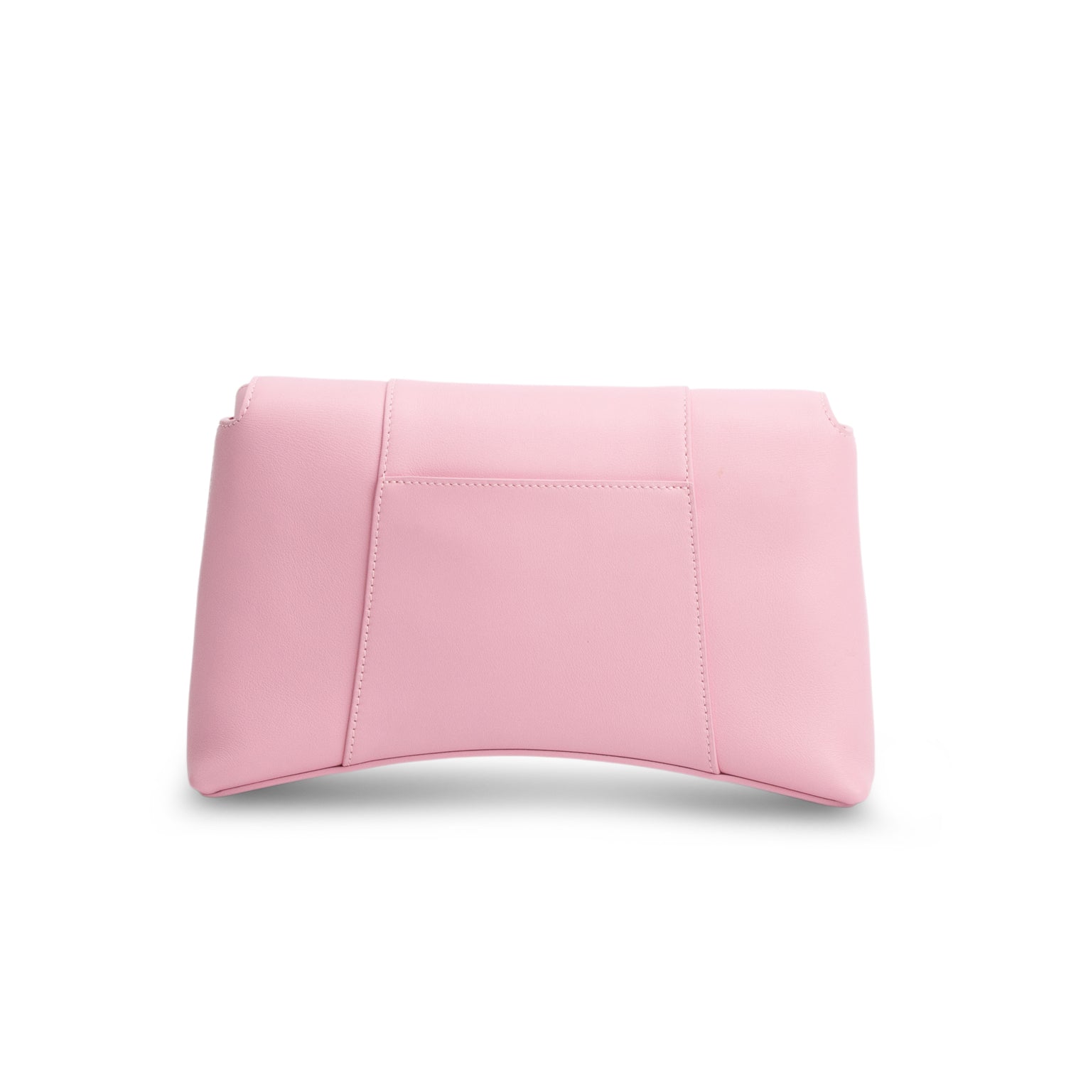 Balenciaga Pink Semi Shiny Smooth Calfskin XS Downtown Shoulder Bag
