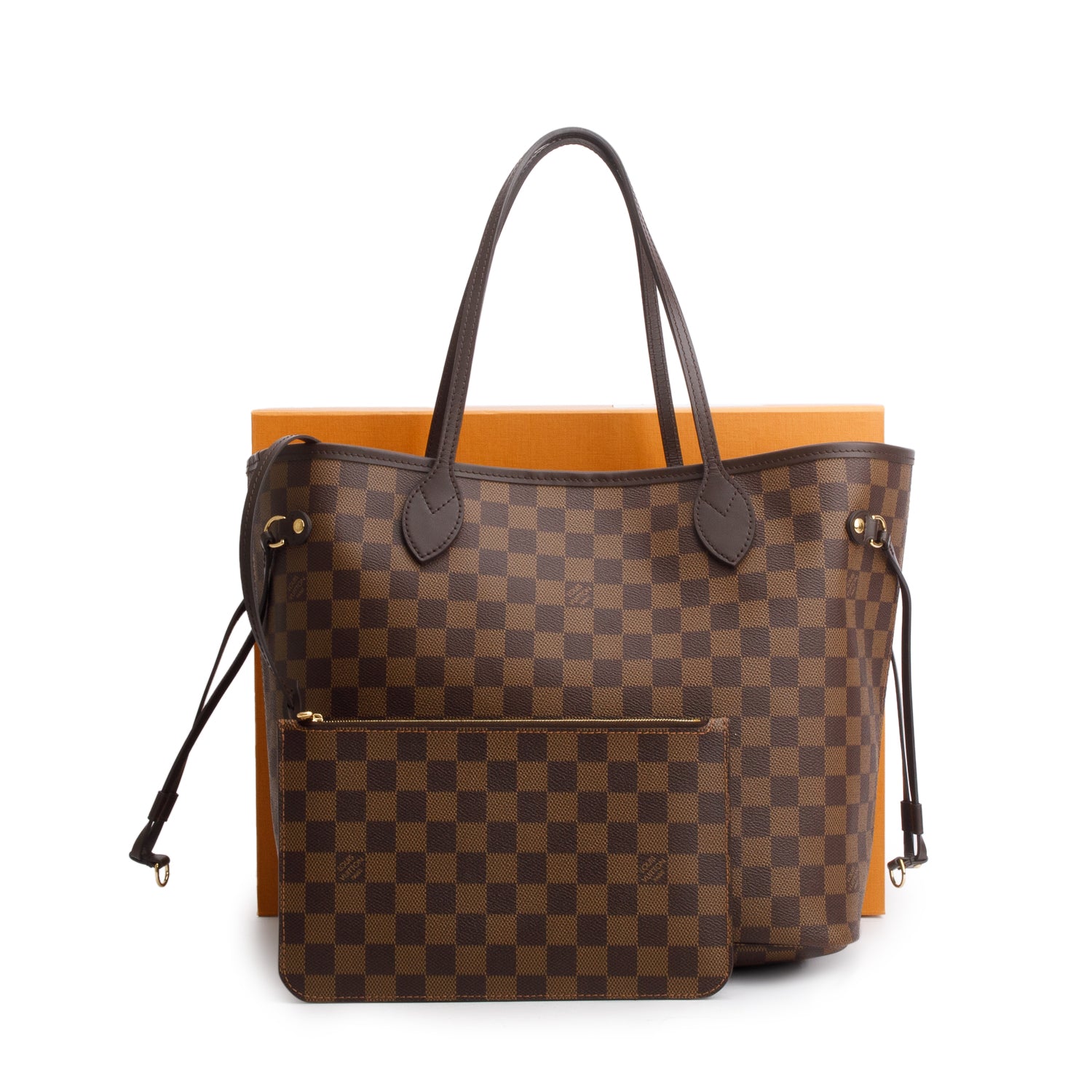 Louis Vuitton 2025 Damier Ebene Neverfull MM w/ Box, Pouch & Receipt