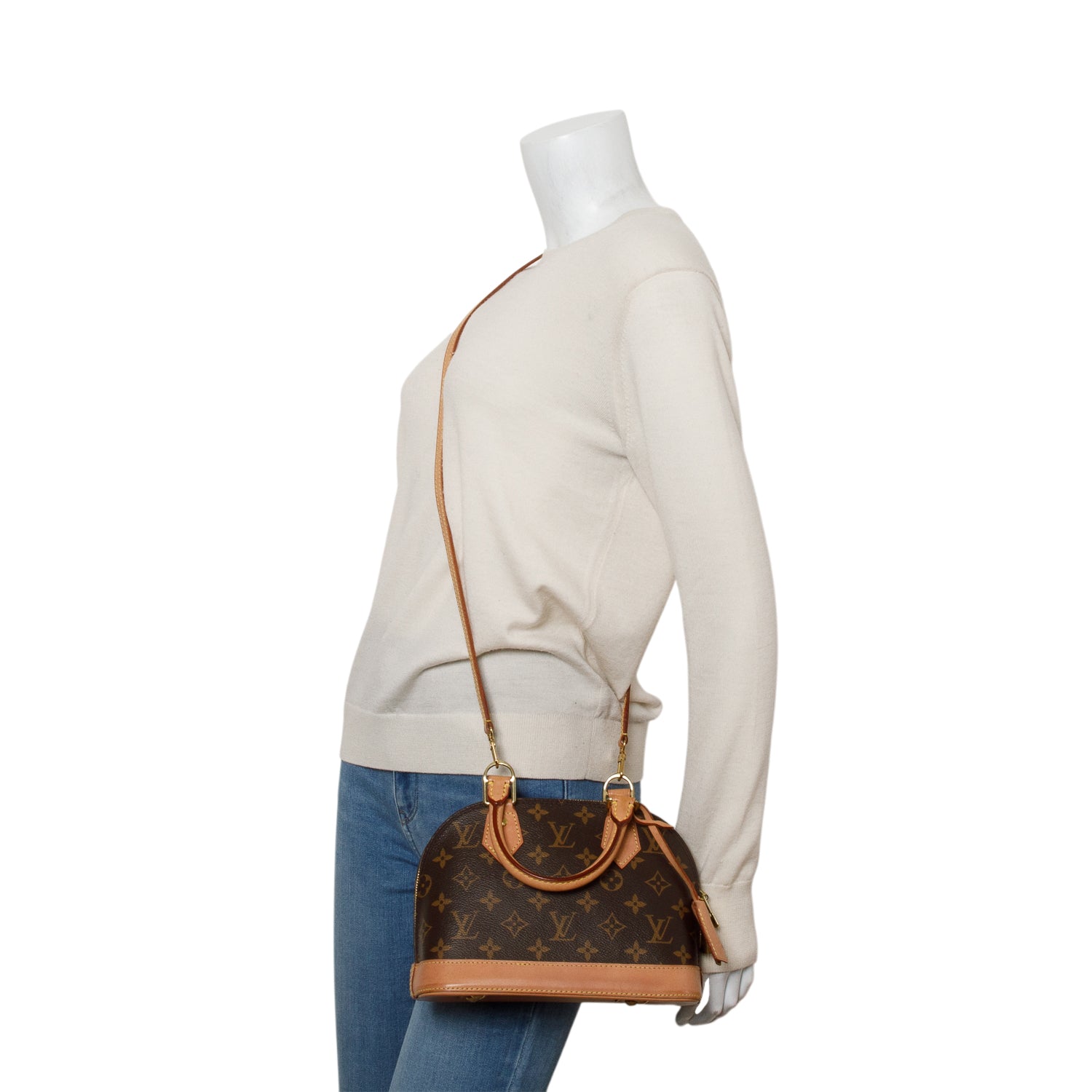 Louis Vuitton Monogram Alma BB w/ Strap