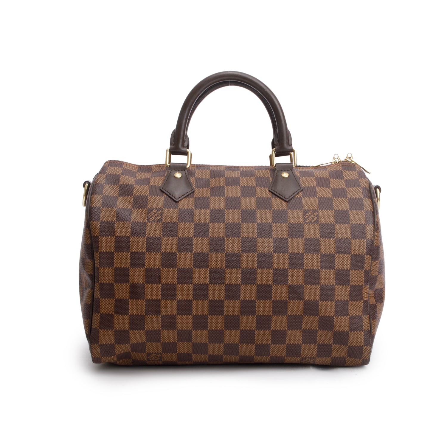 Louis Vuitton 2020 Damier Ebene Speedy Bandouliere 30 w/ Box, Strap & Receipt