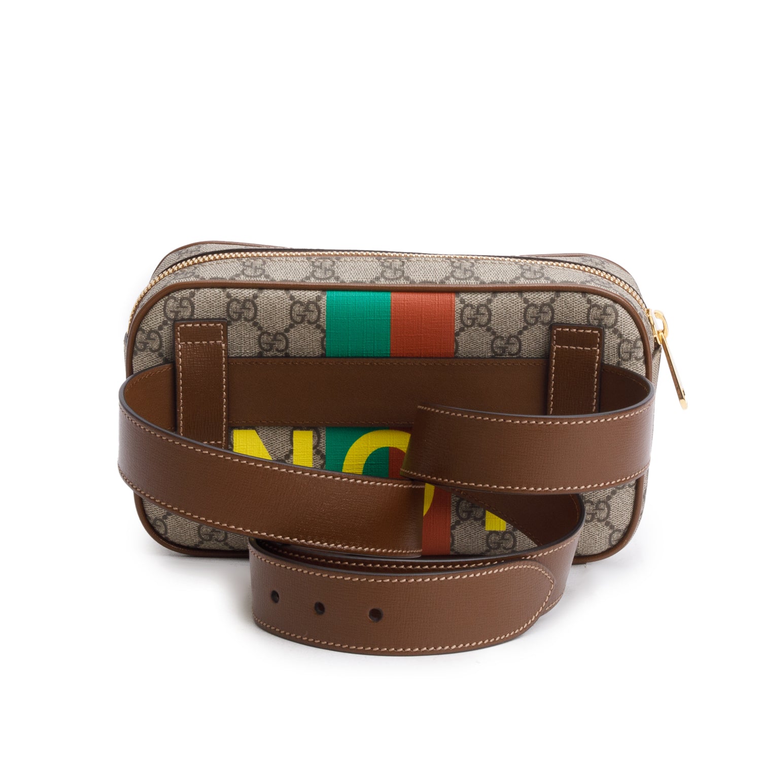 Gucci GG Supreme Monogram Azalea Calfskin Fake/Not Small Belt Bag w/ Box
