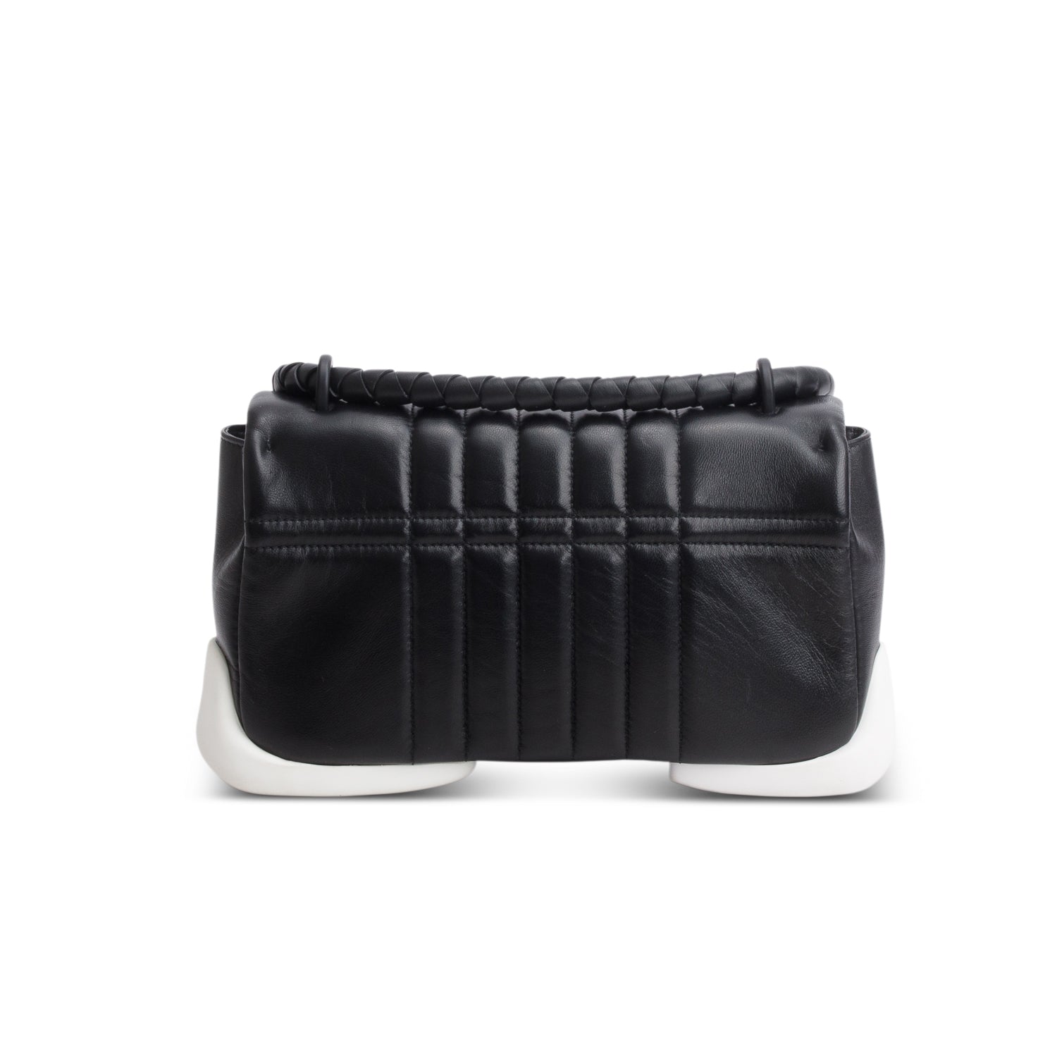 Burberry Black Quilted Calfskin Lola Hoof Shoulder Bag