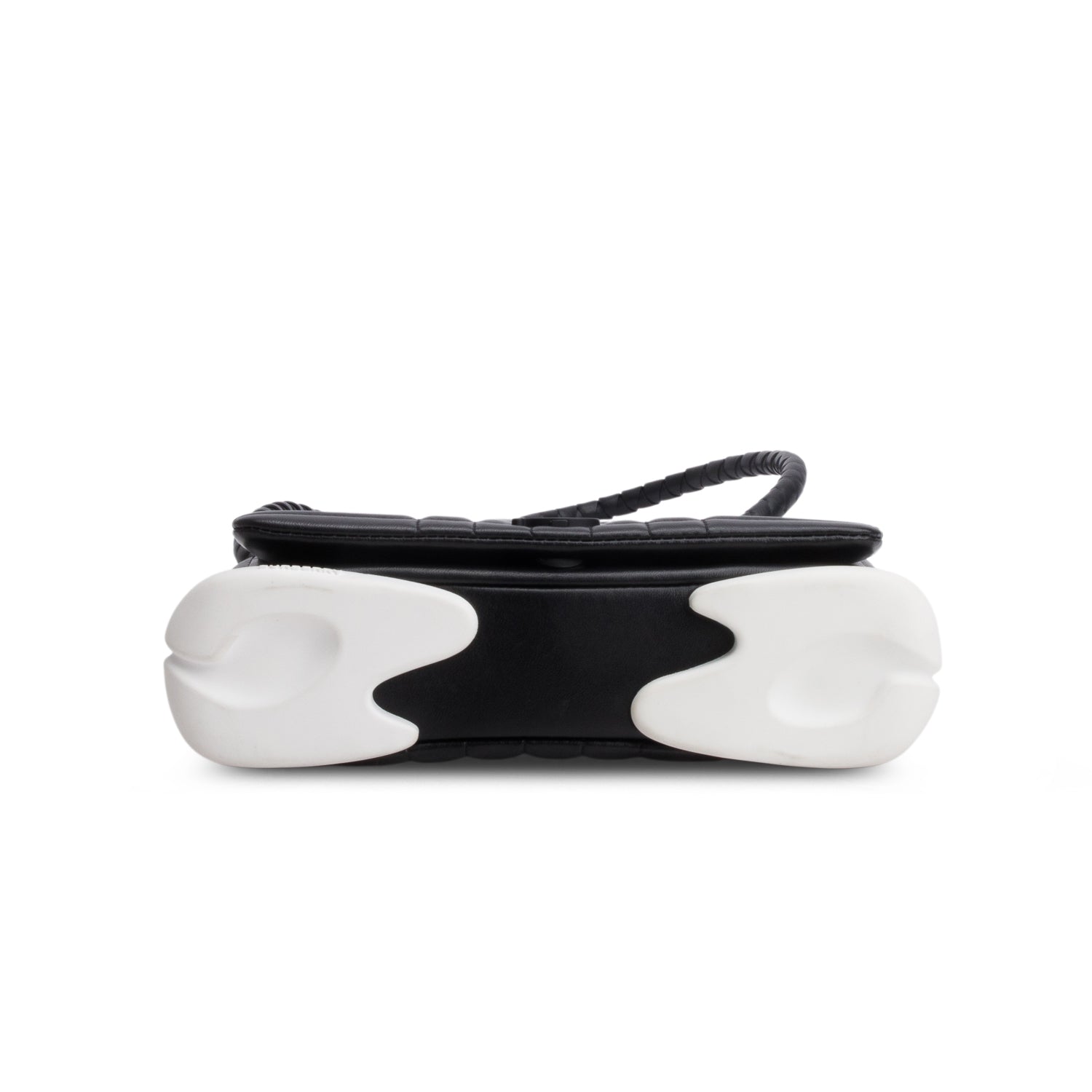 Burberry Black Quilted Calfskin Lola Hoof Shoulder Bag