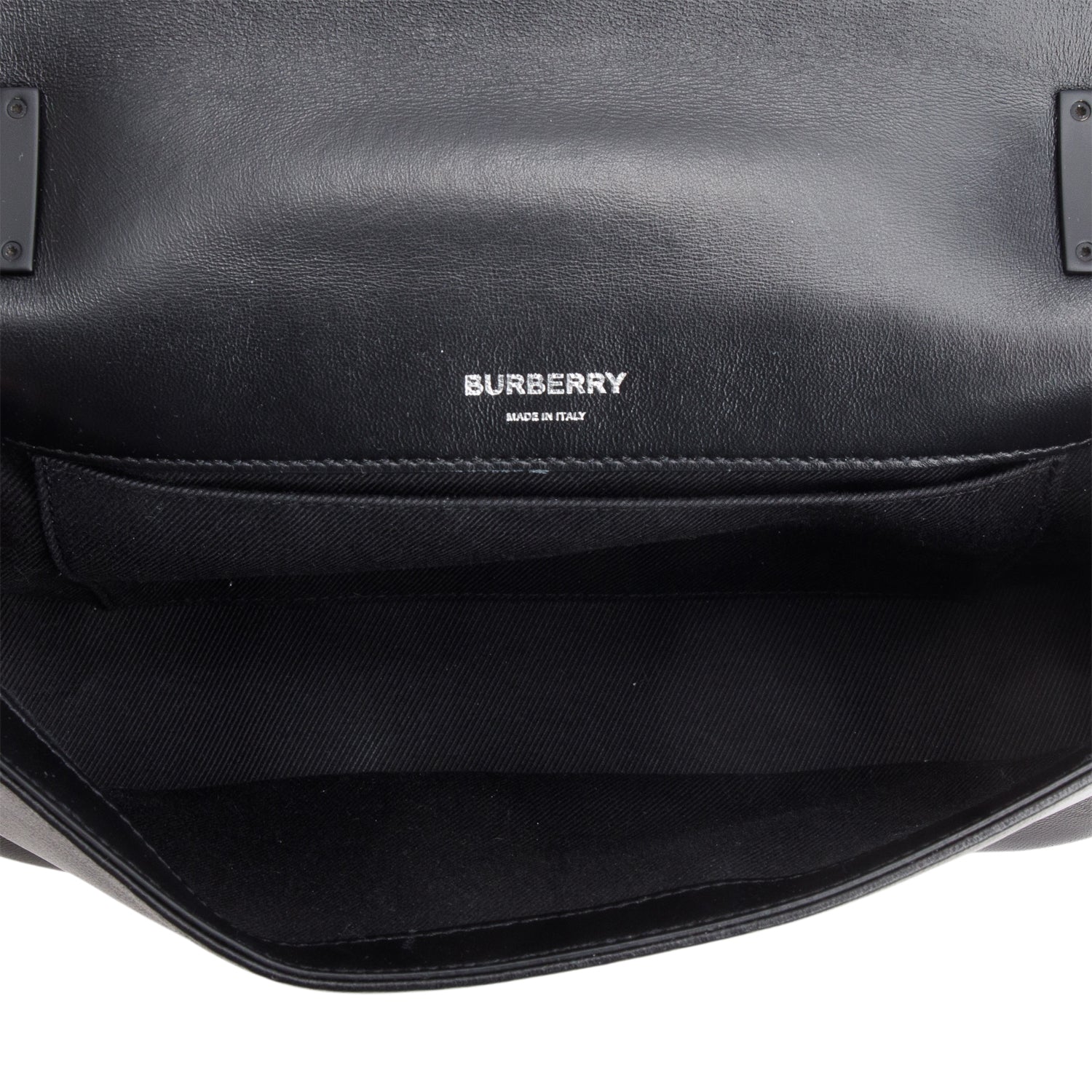 Burberry Black Quilted Calfskin Lola Hoof Shoulder Bag