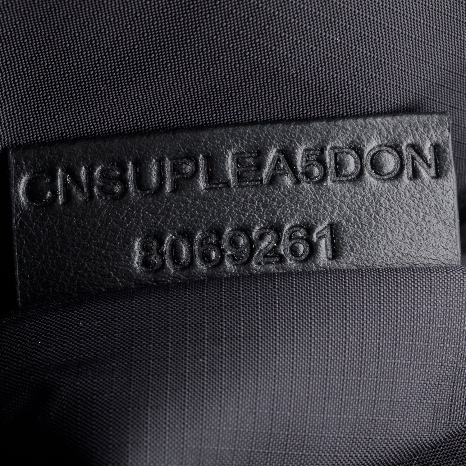 Burberry Beige Nylon Logo Print Backpack